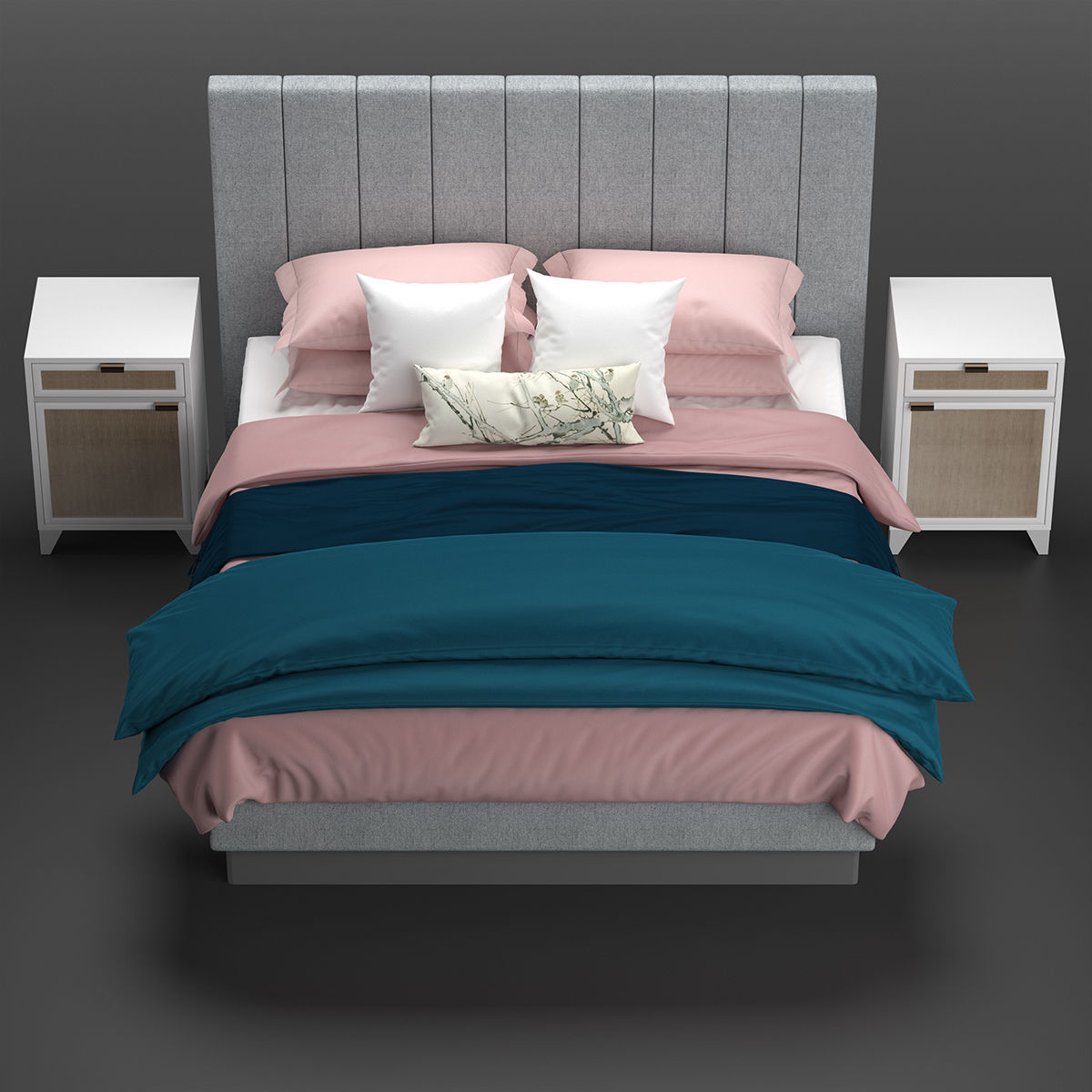 bed studio mcgee 3D model CGTrader