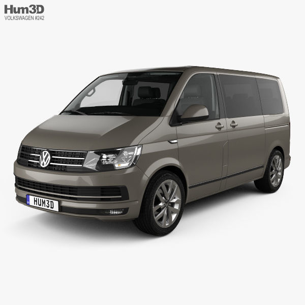 Volkswagen Transporter T6 Multivan with HQ interior 2016