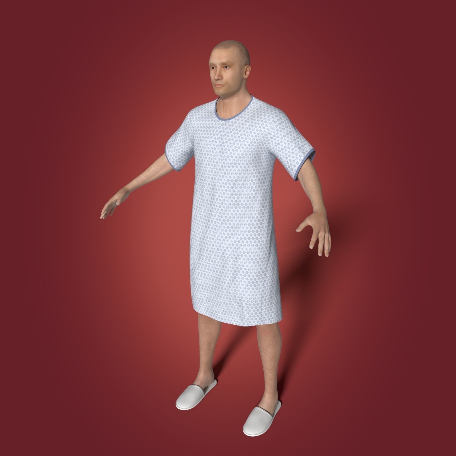 Old Man - Hospital Patient