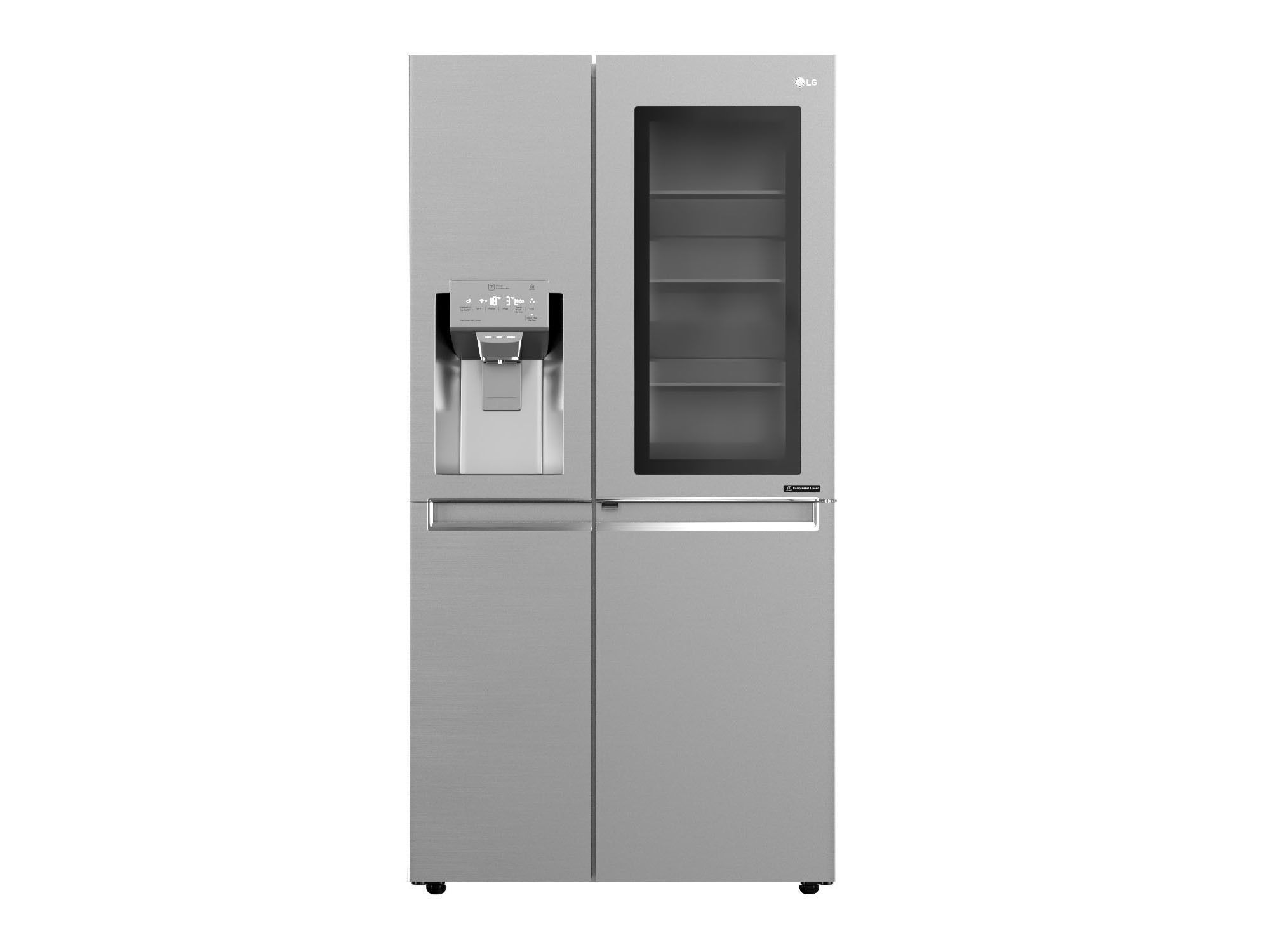 InstaView Refrigerator with Non Plumbed Water and Ice Dispenser 3D model CGTrader