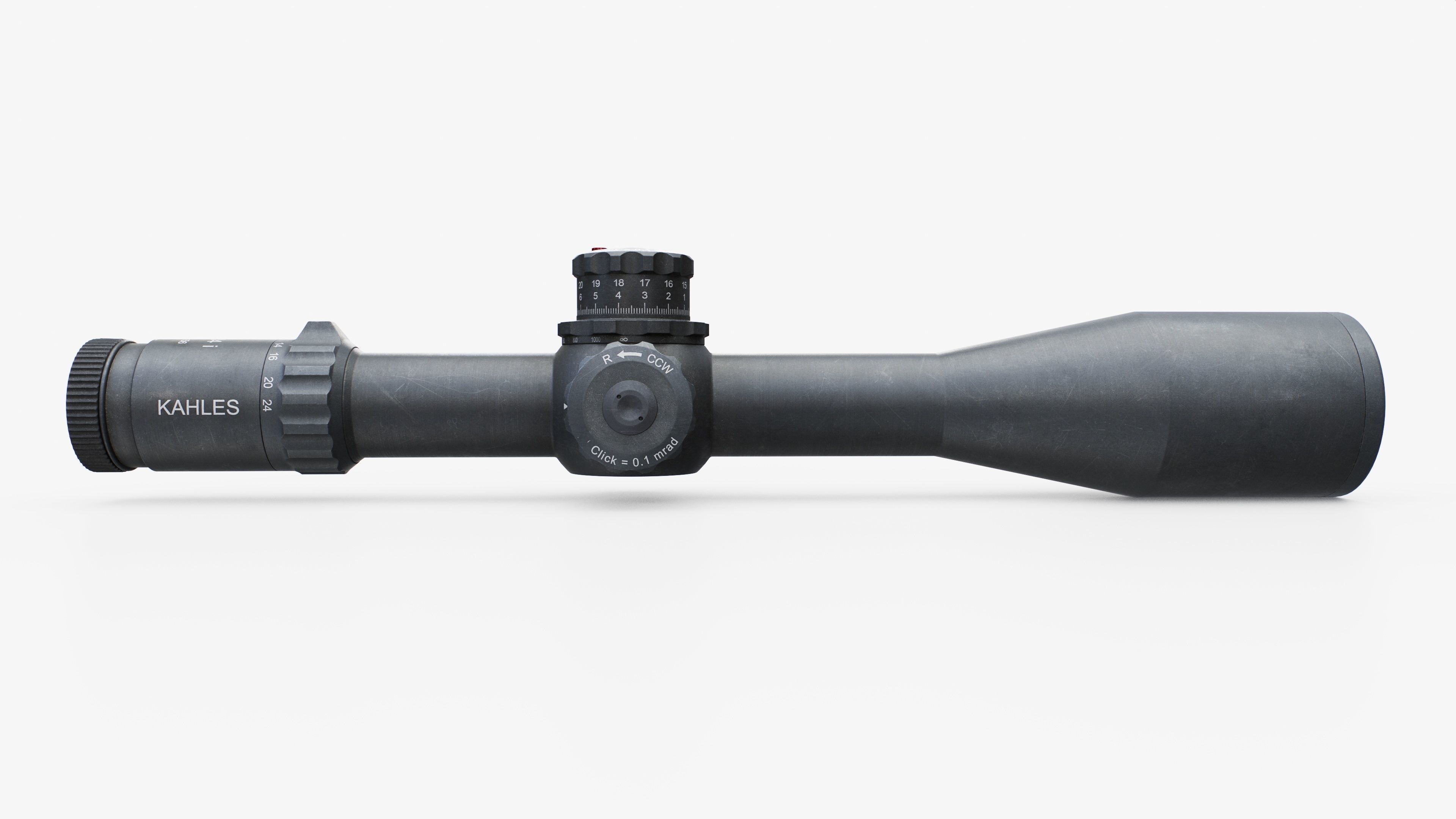 3D model Kahles K624i 624x56mm Precision Rifle Scope VR / AR / low