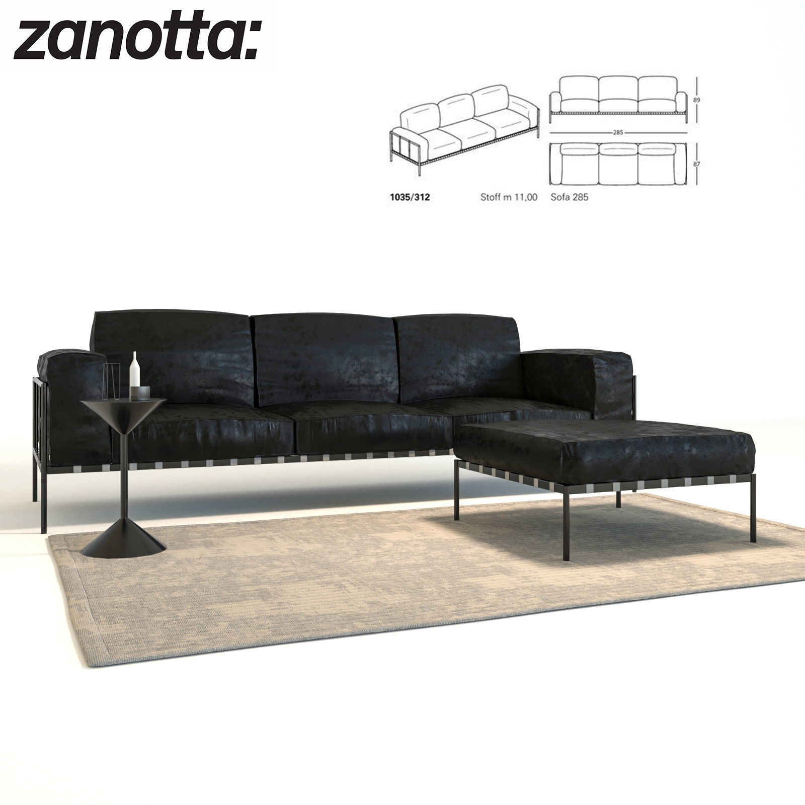 Sofa Zanotta Model