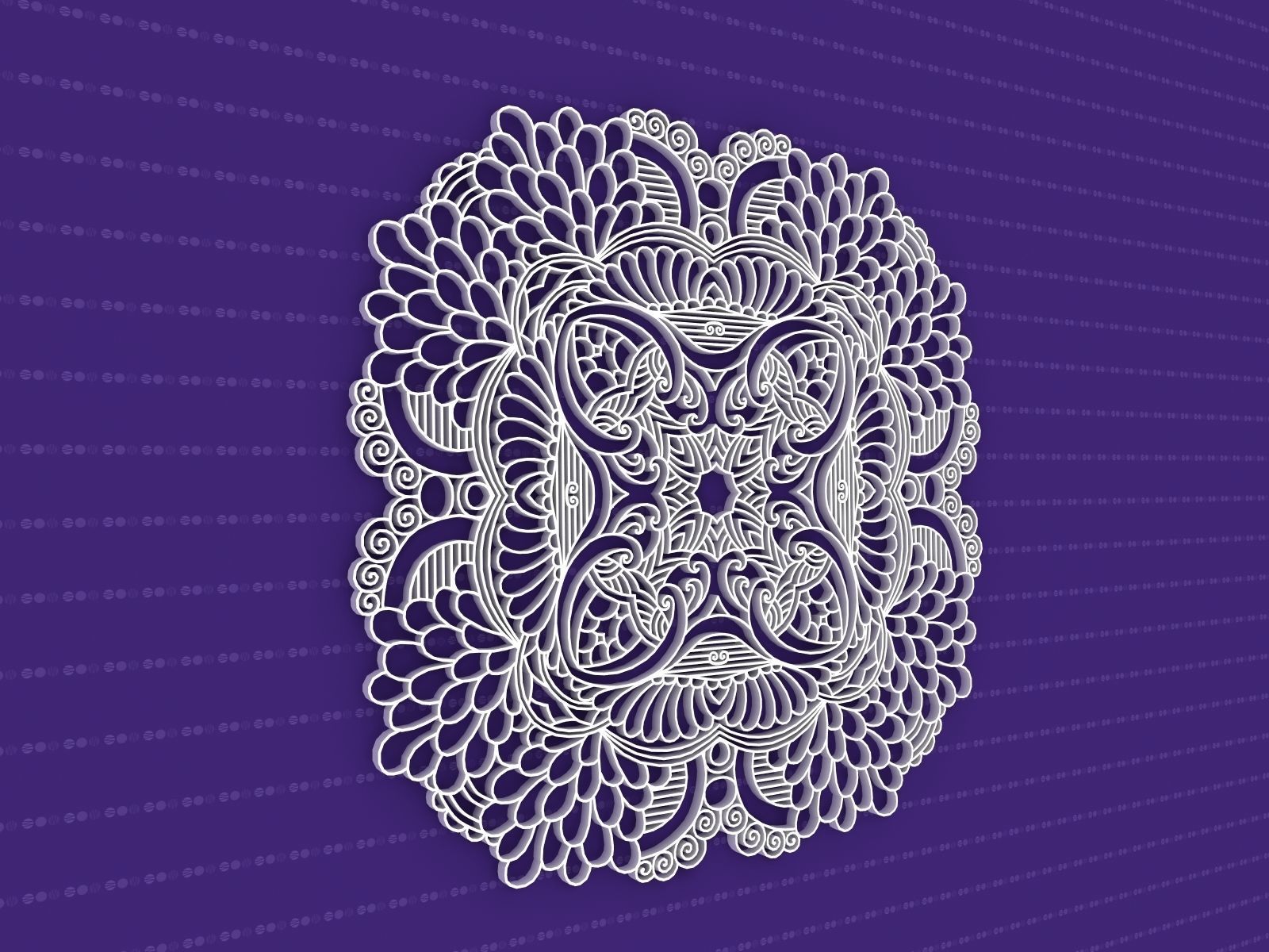 Mandala 3D model | CGTrader