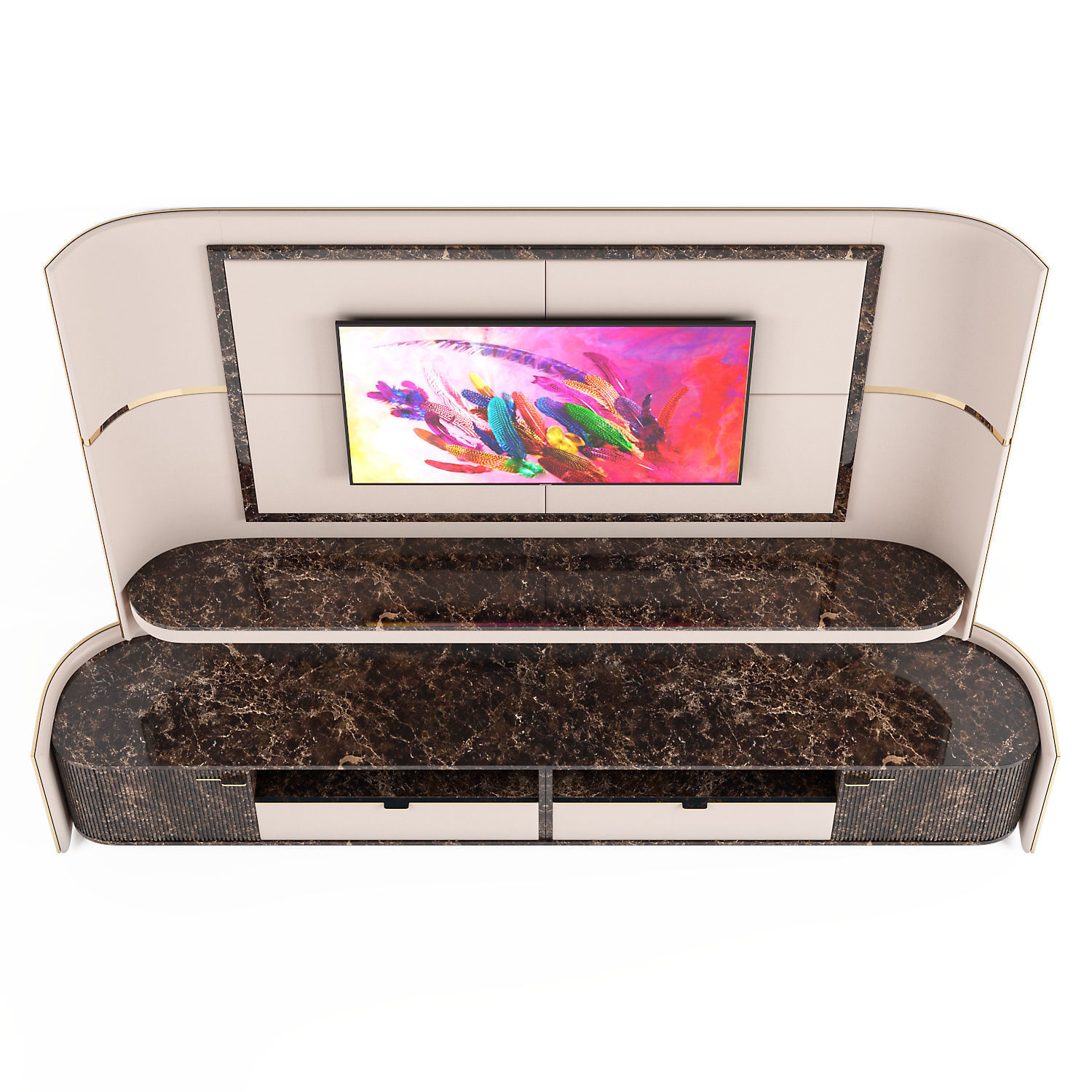 Turri Eclipse TV Unit 3D model | CGTrader
