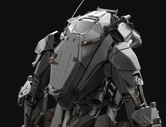 Highpoly Battle Mech