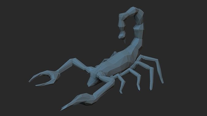 scorpion 3d model 3D model 3D printable | CGTrader