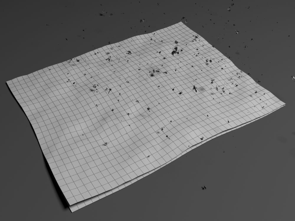 Burning paper Animation 3D model animated | CGTrader