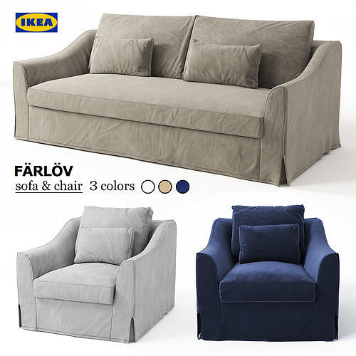 Sofa Chair Ikea Farlov Cgtrader Sofa Chair Ikea Farlov Cgtrader