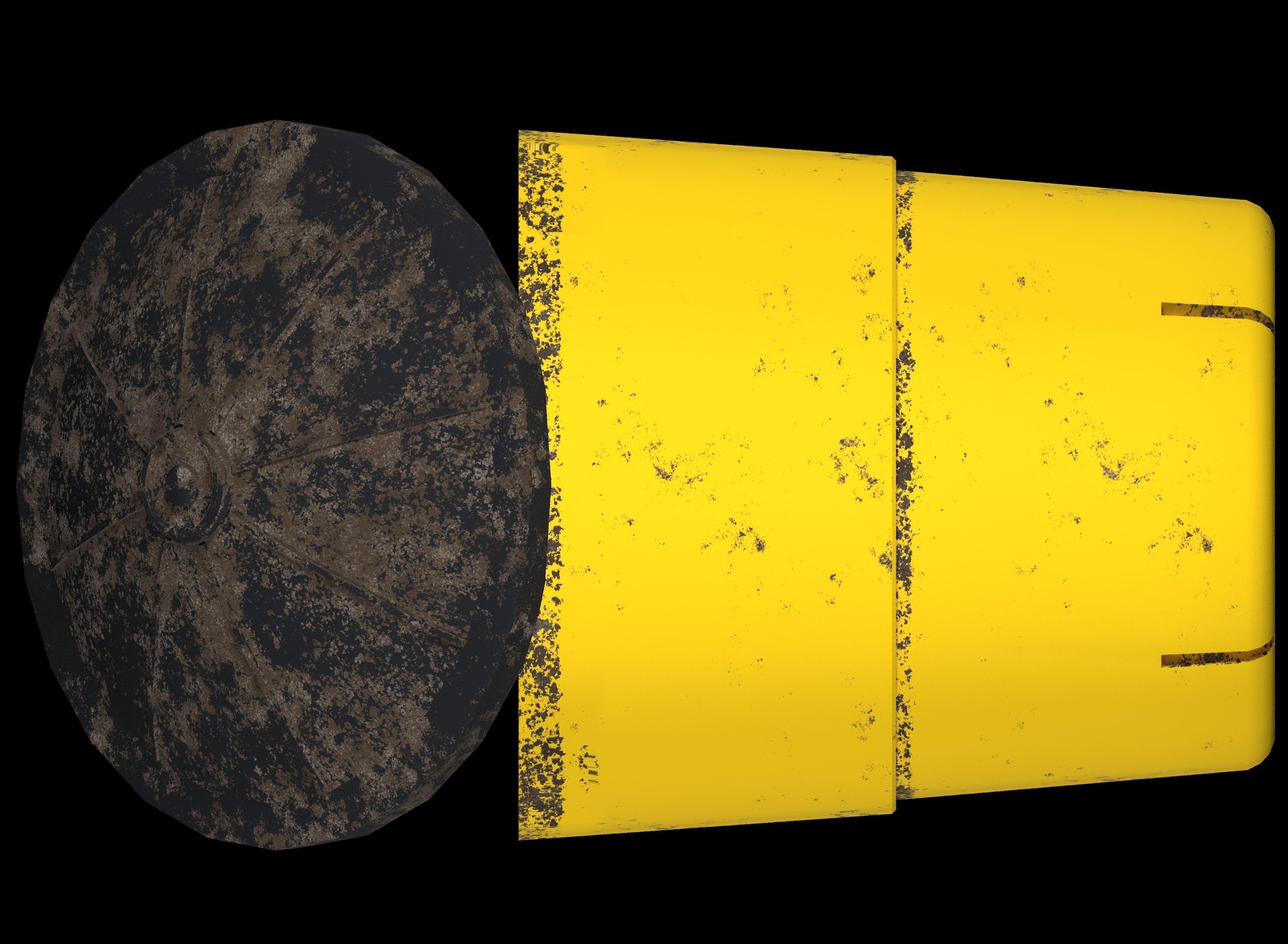 3D model Crash Barrel VR / AR / low-poly | CGTrader