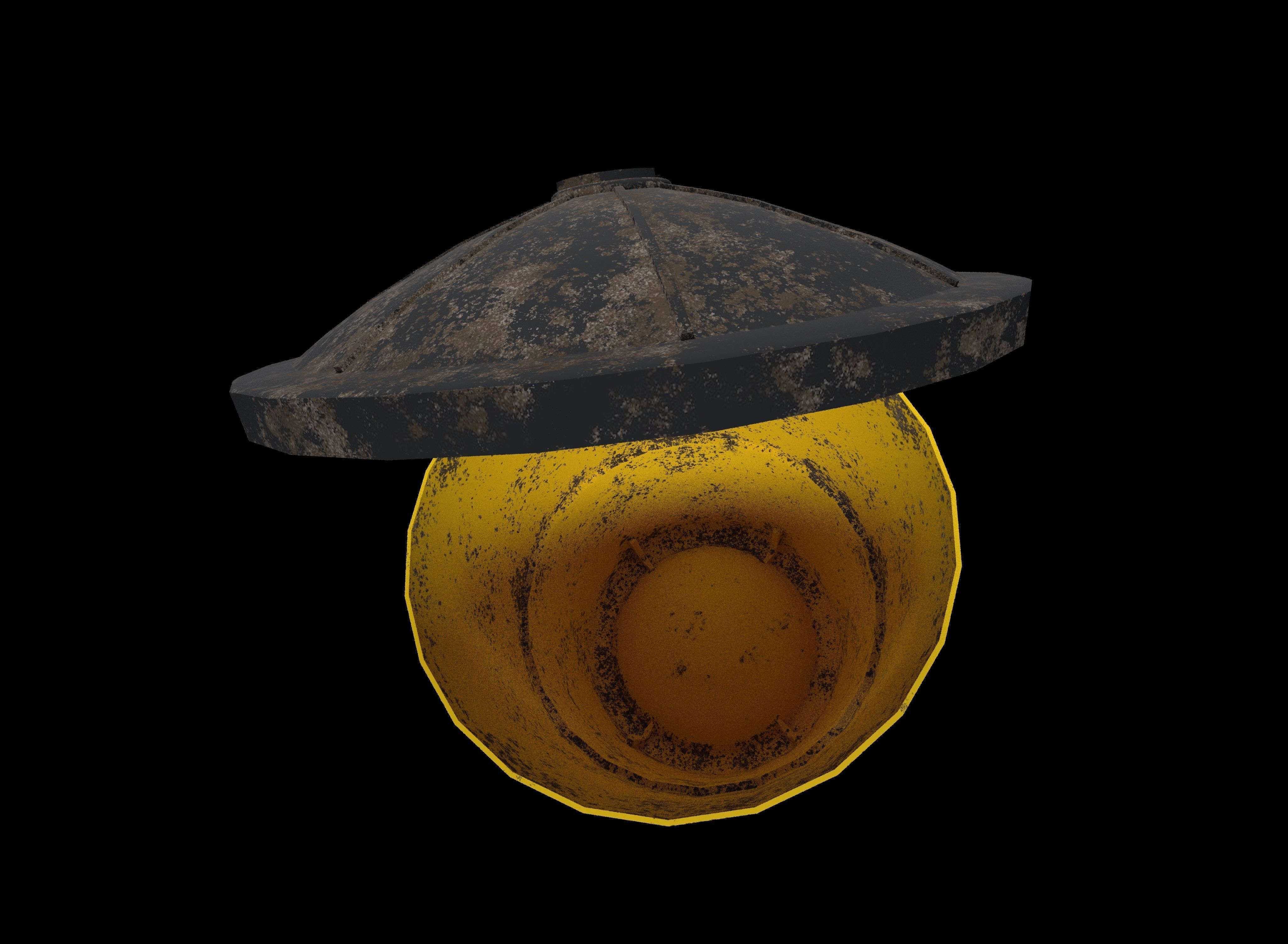 3D model Crash Barrel VR / AR / low-poly | CGTrader