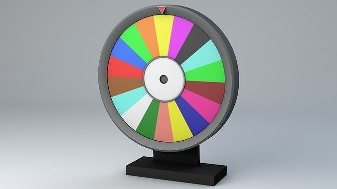 Fortune Wheel Low Poly