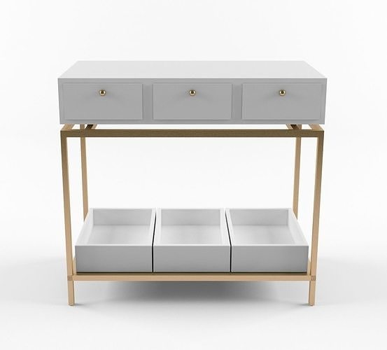 Sideboard - console table 3D model | CGTrader
