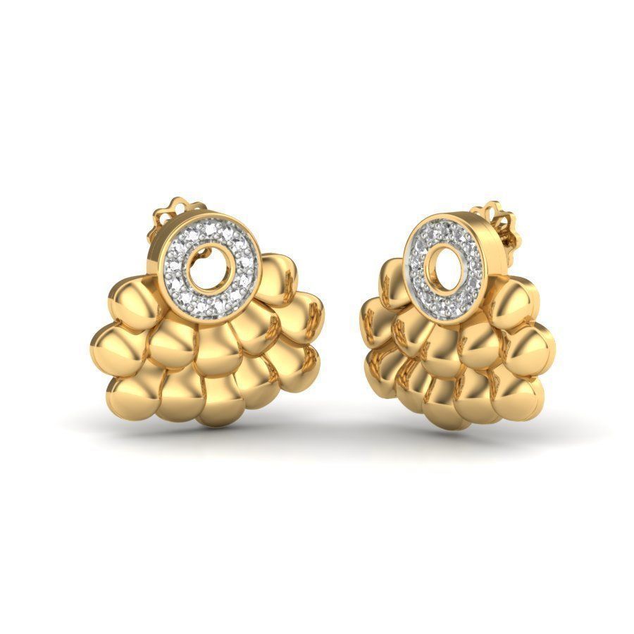 Women earrings 3dm render detail 3D print model
