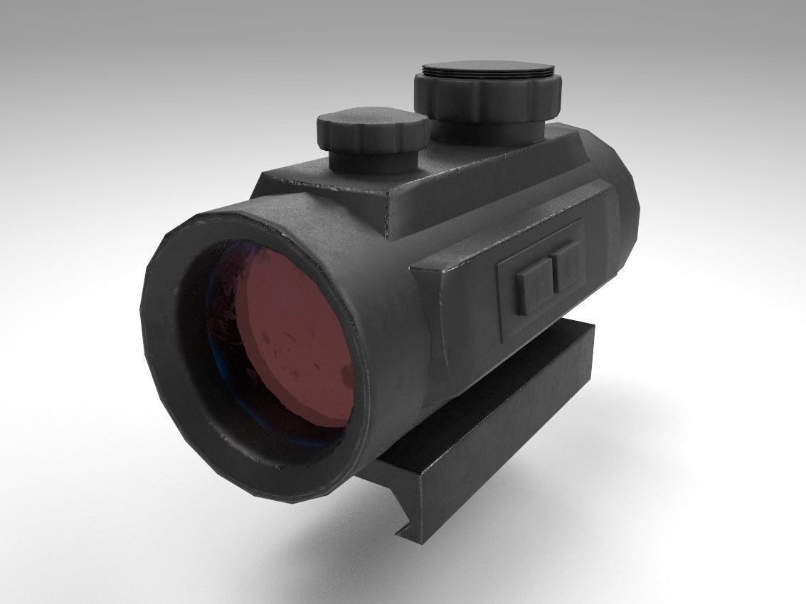 Red Dot - CQB Sight - Weapon Attachment - PBR