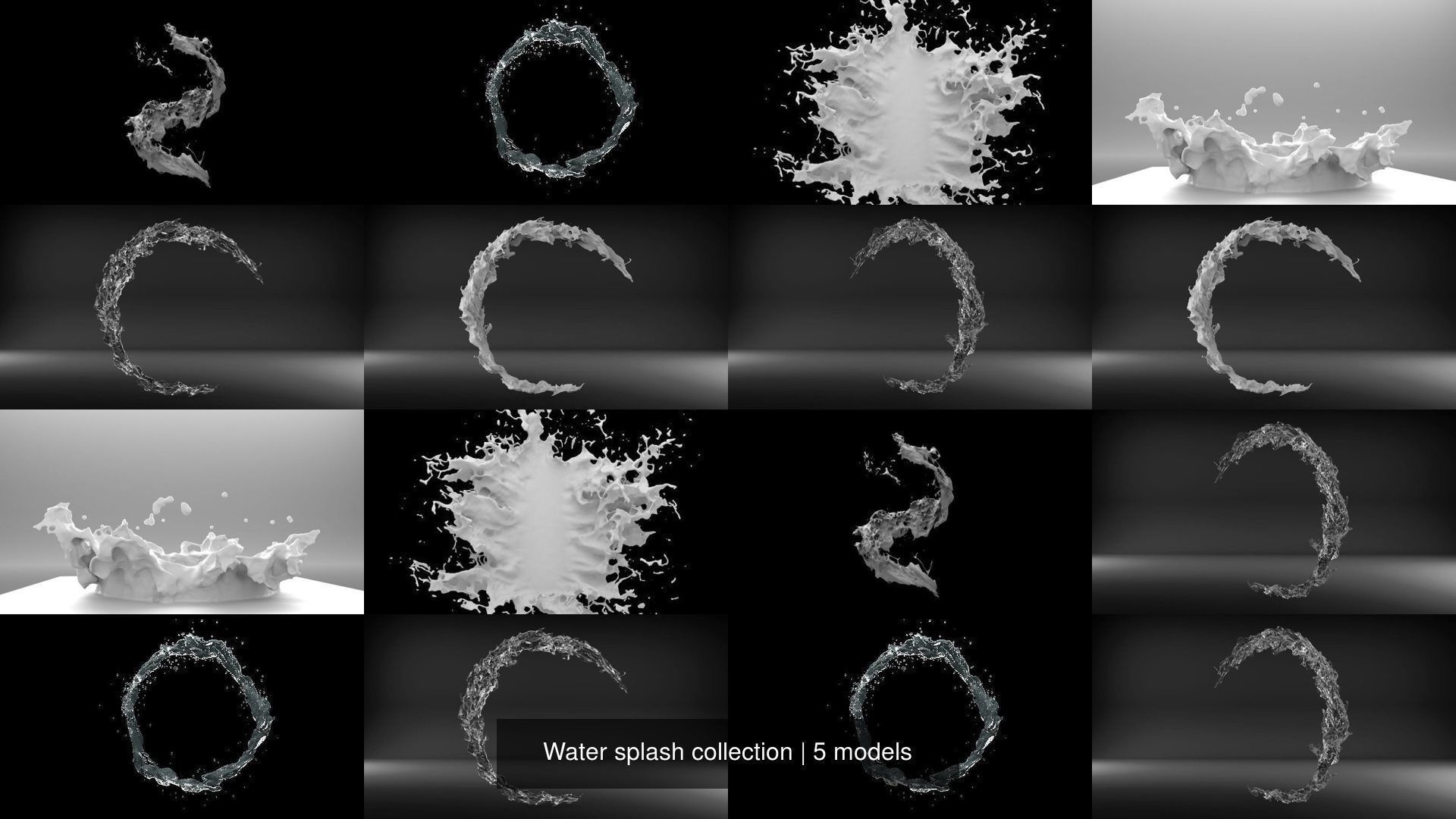Water splash collection