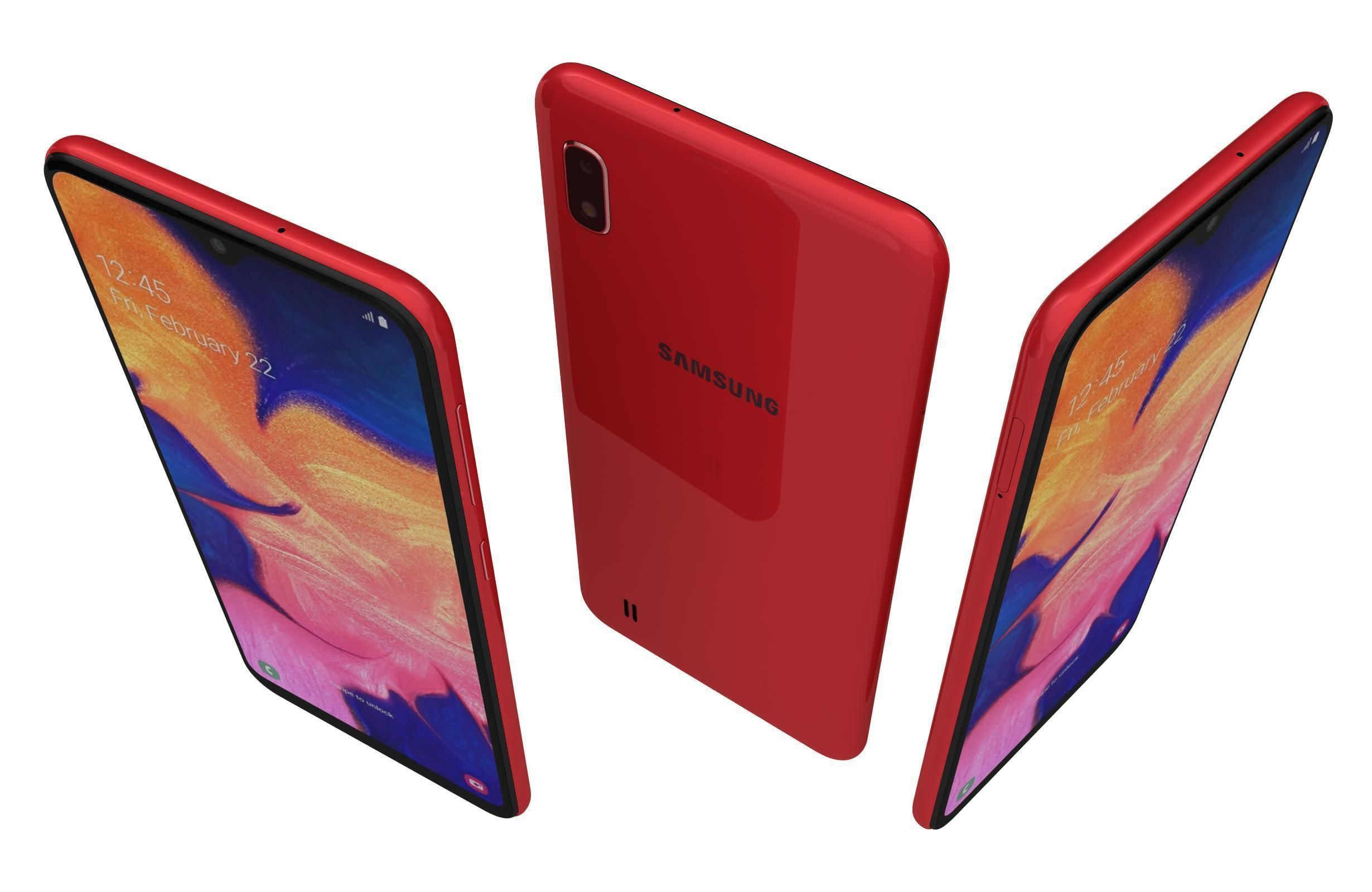 Samsung Galaxy A10 All Colors 3D model | CGTrader