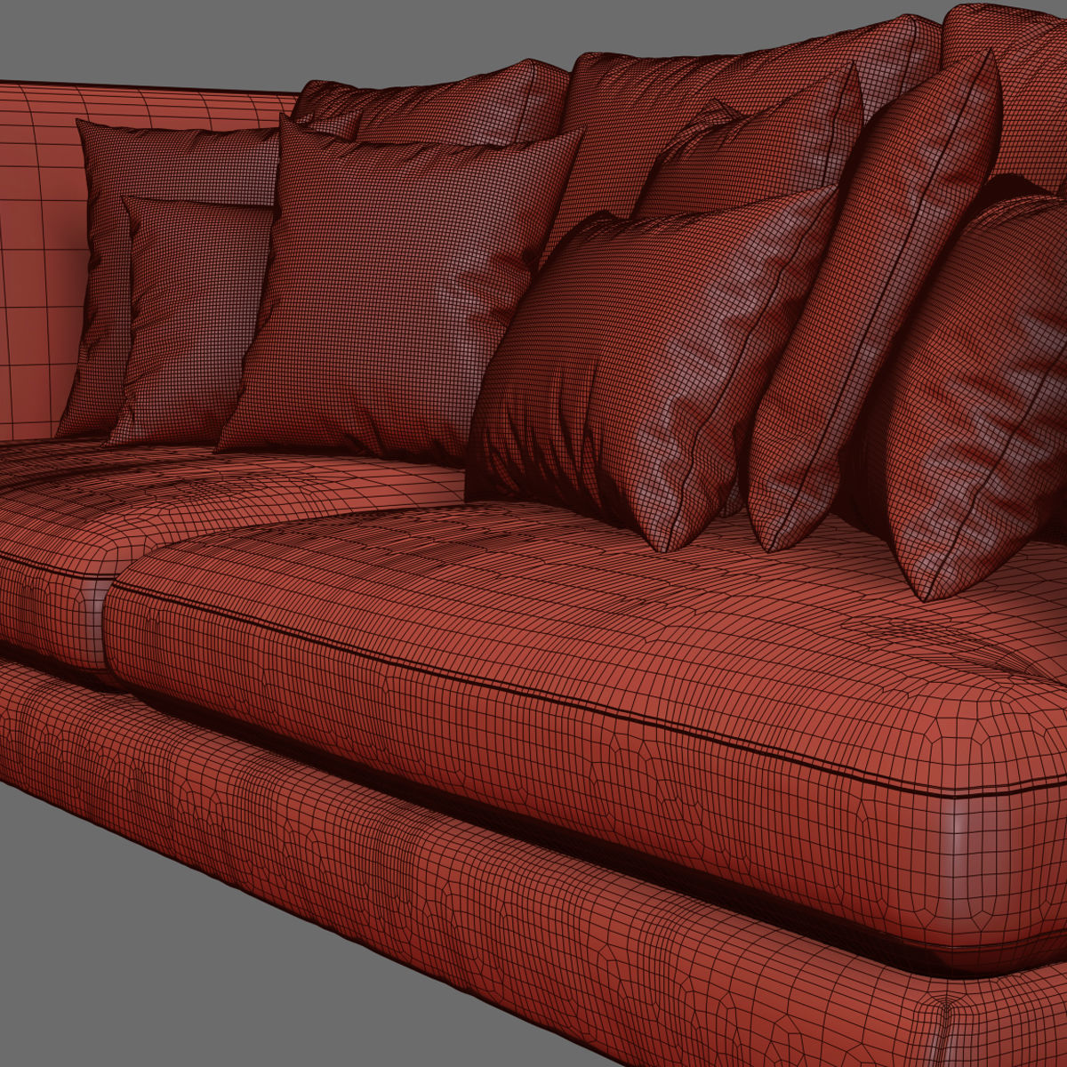 Bonaldo Lars sofa 3D model CGTrader