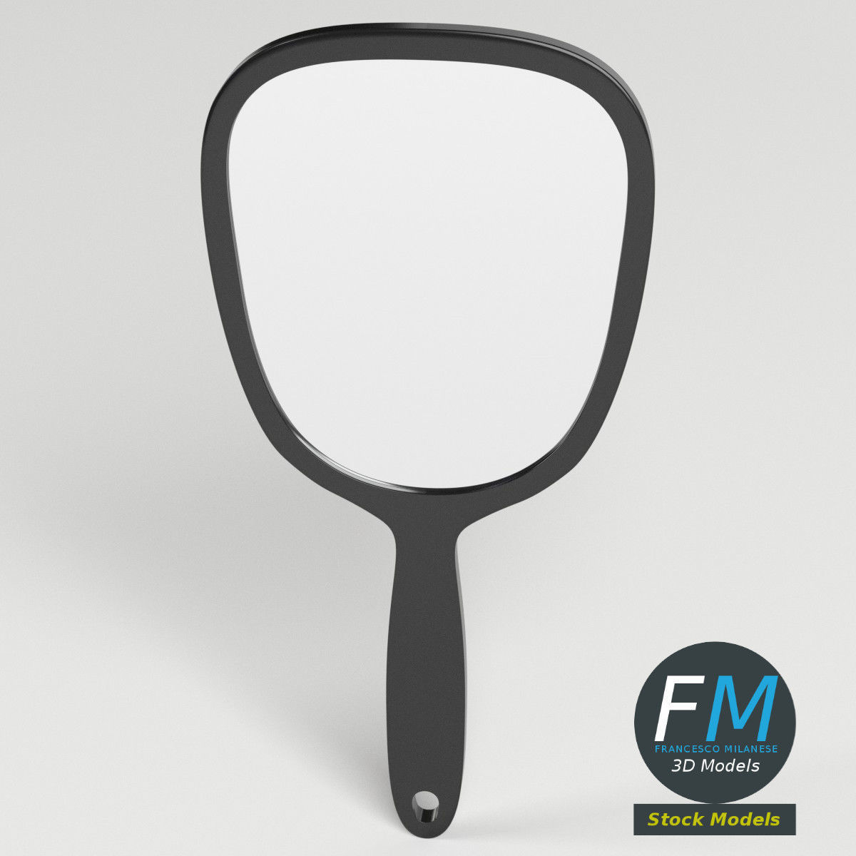 Handheld mirror 3D model CGTrader