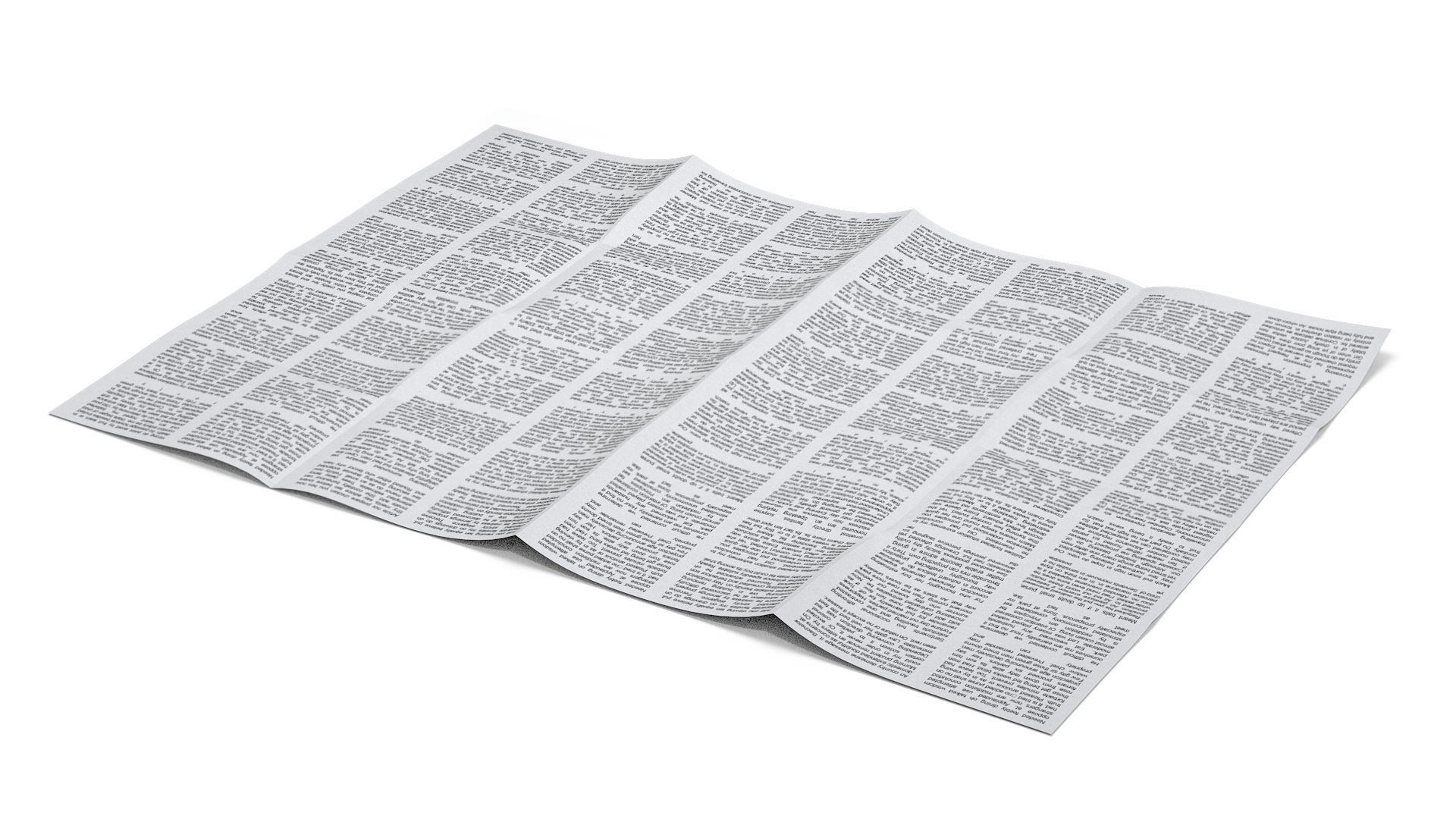 Paper map 3D model | CGTrader