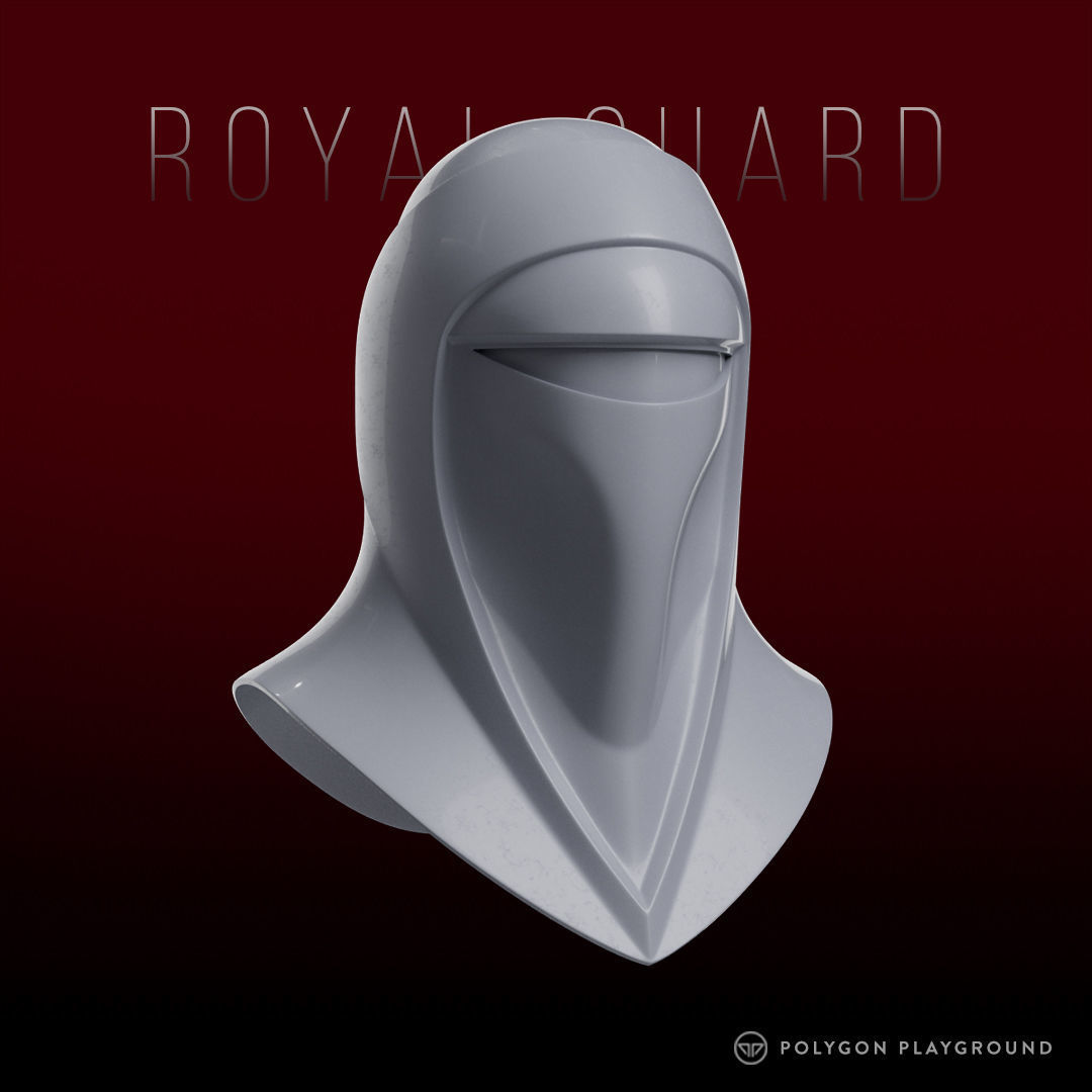 Royal Guard Helmet 3D model 3D printable CGTrader