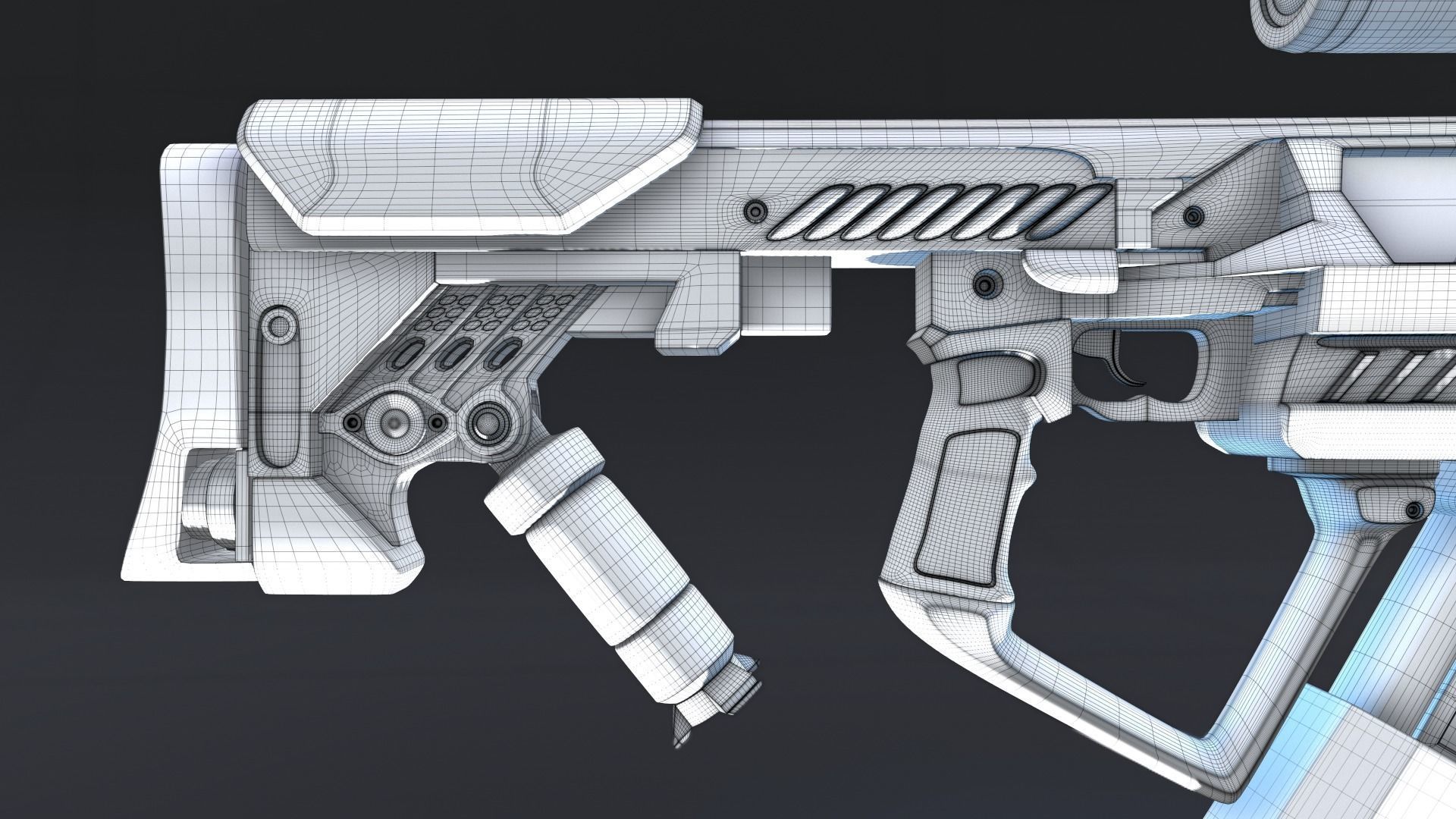 Gauss Rifle 3D model CGTrader