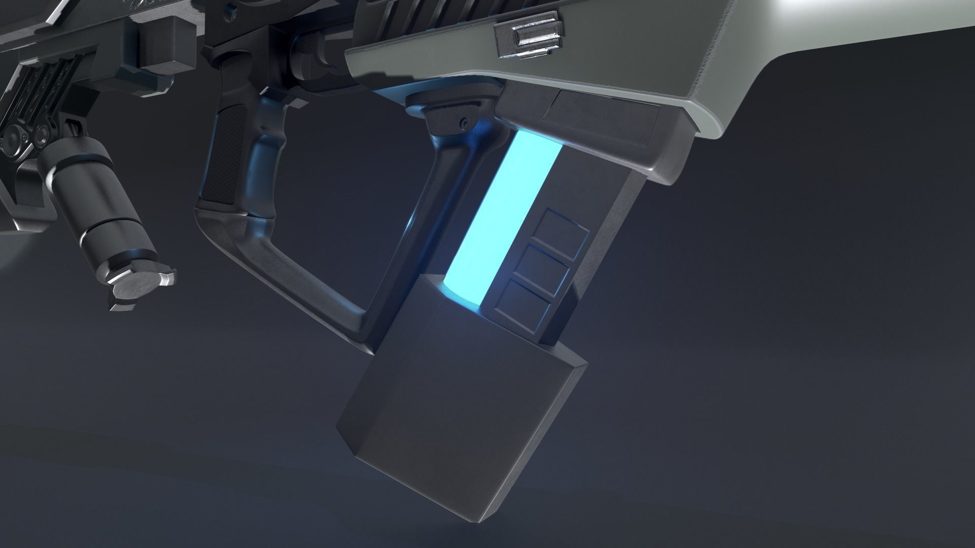 Gauss Rifle 3D model CGTrader