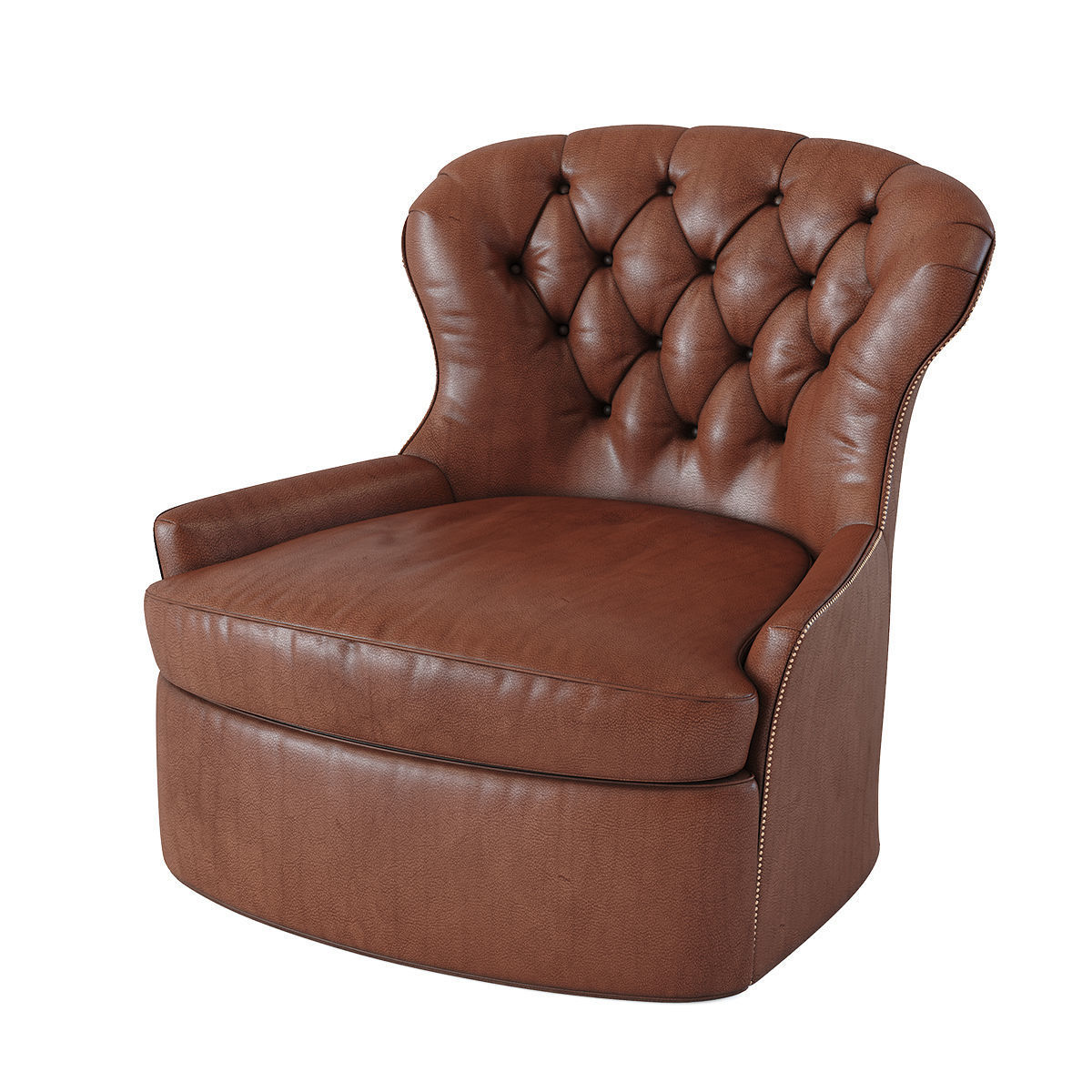 Leather Swivel Armchair Ikea / Bradley Leather Swivel Armchair