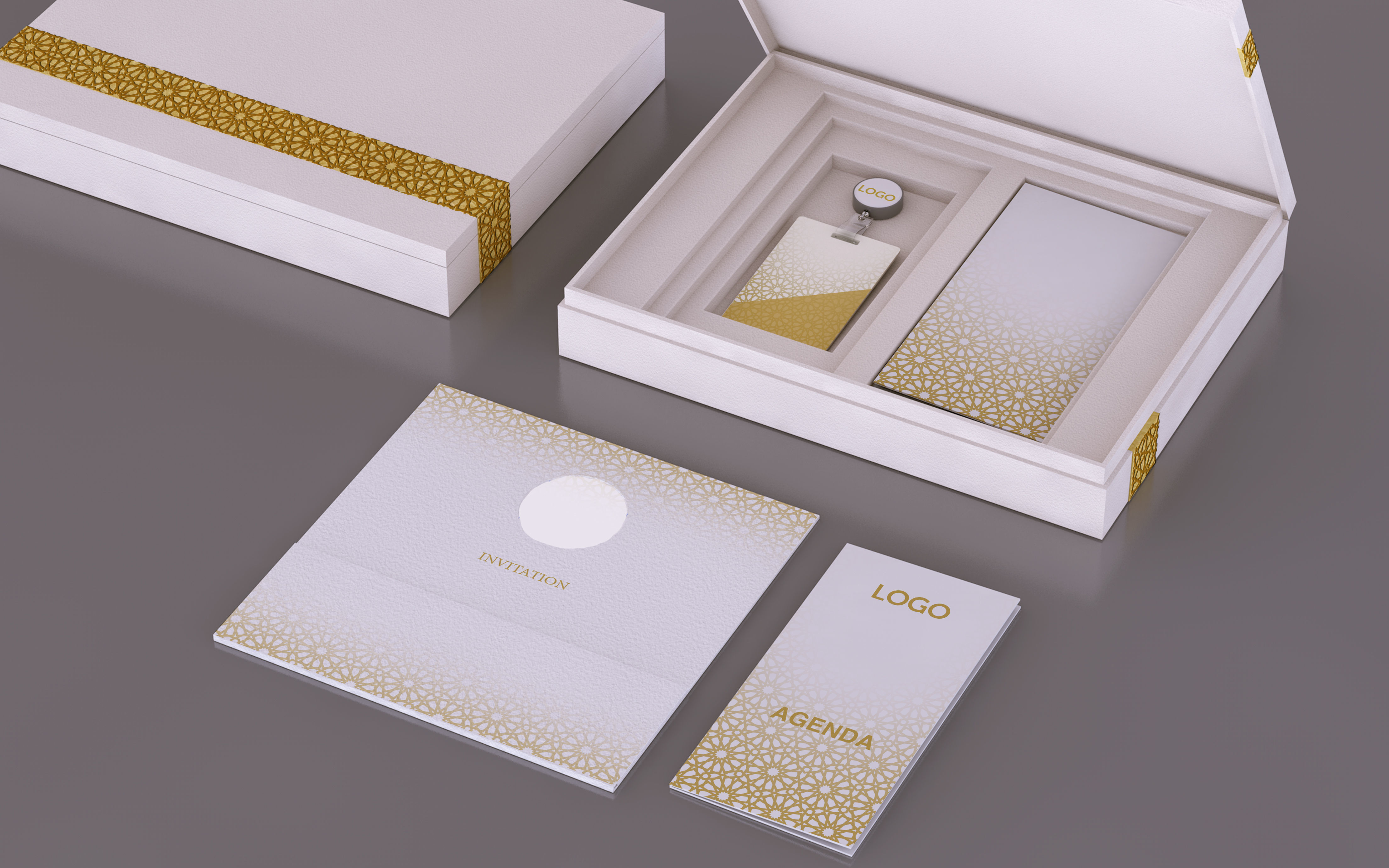 3D model VIP Invitation Box VR / AR / lowpoly CGTrader