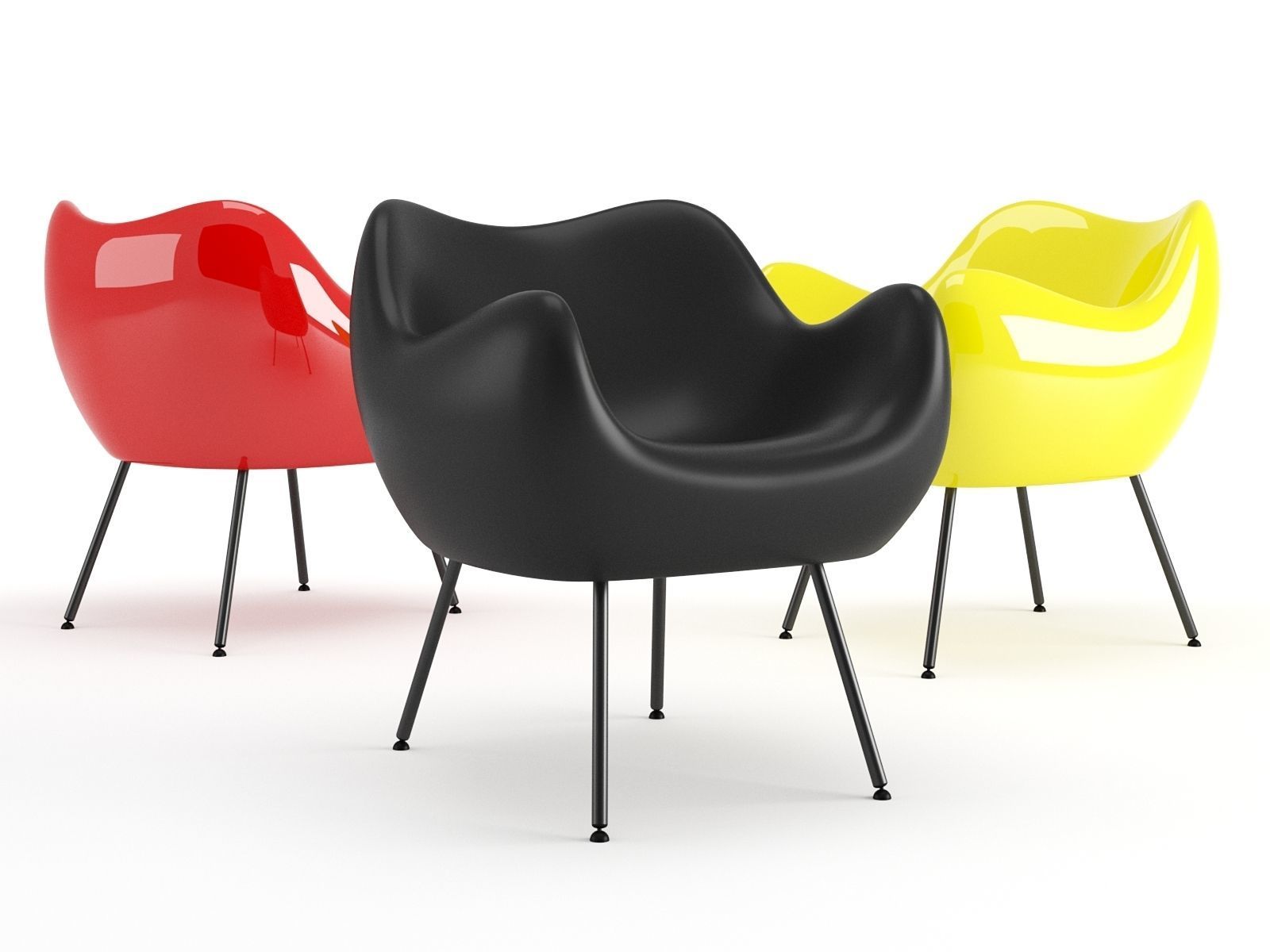 Rm58 Rm58 Armchair 3d Model Cgtrader