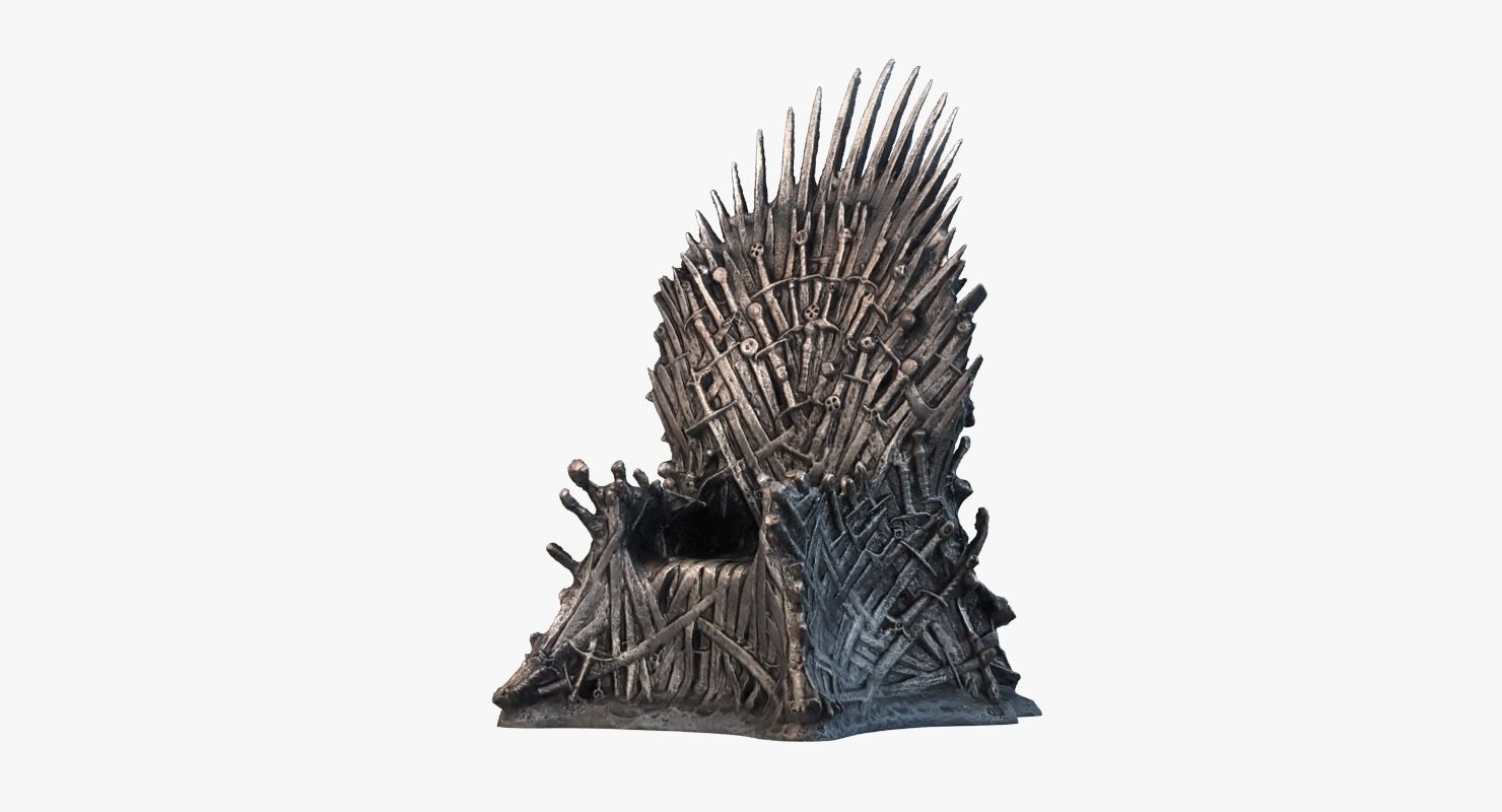 Iron Throne 3d Model Max Obj Fbx