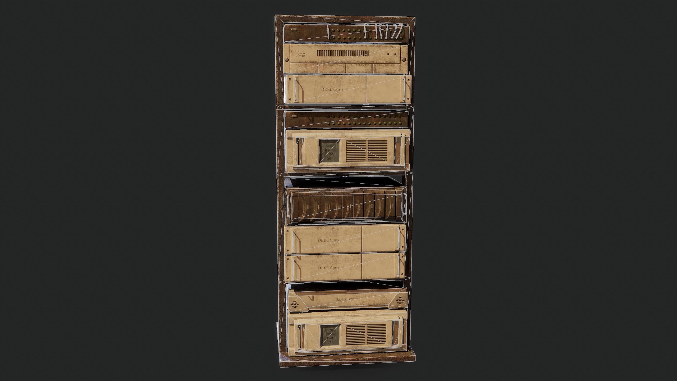 3D model Old Server VR / AR / low-poly | CGTrader