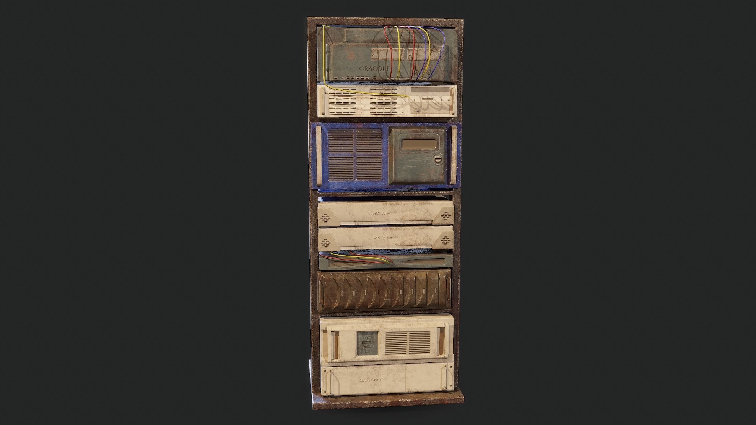 3D model Old Server VR / AR / low-poly | CGTrader