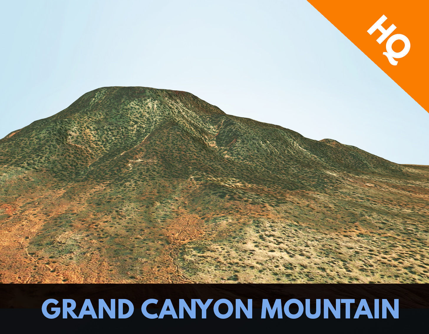 Grand Canyon Mountain Terrain Arizona Landscape PBR
