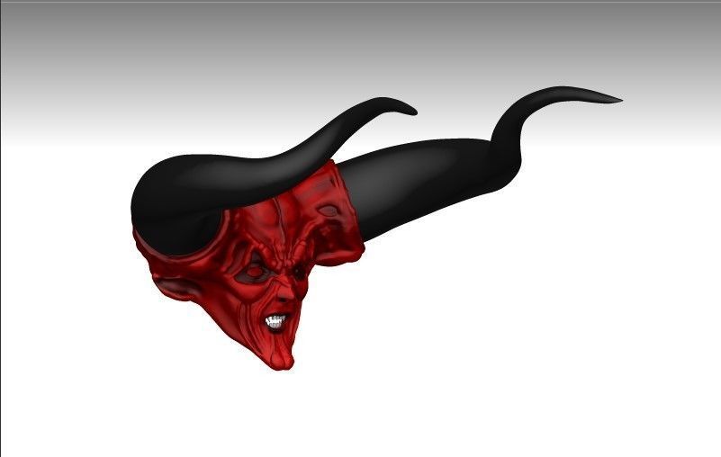 Devil Mask 3D model 3D printable | CGTrader