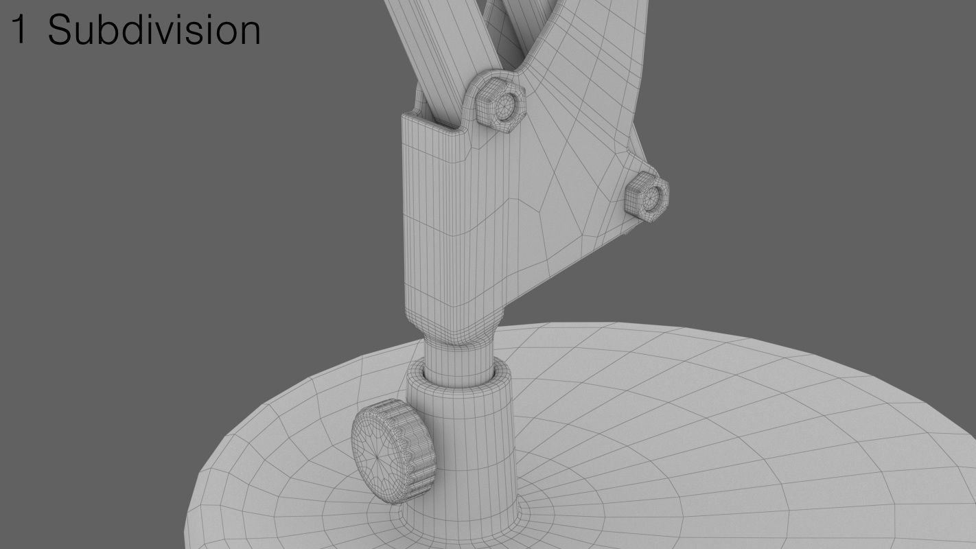 Swing Arm Lamp 3D model rigged CGTrader