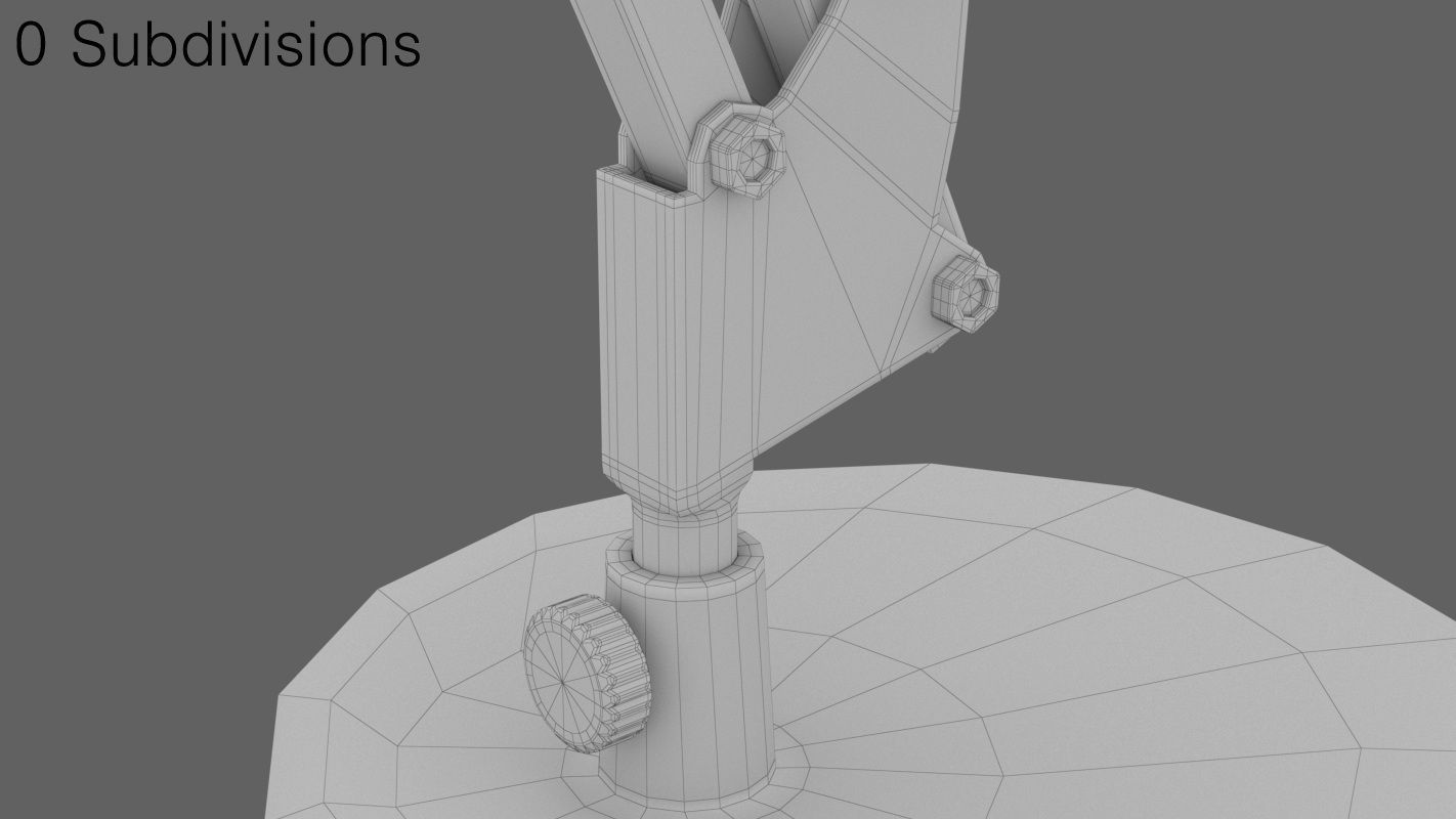 Swing Arm Lamp 3D model rigged CGTrader