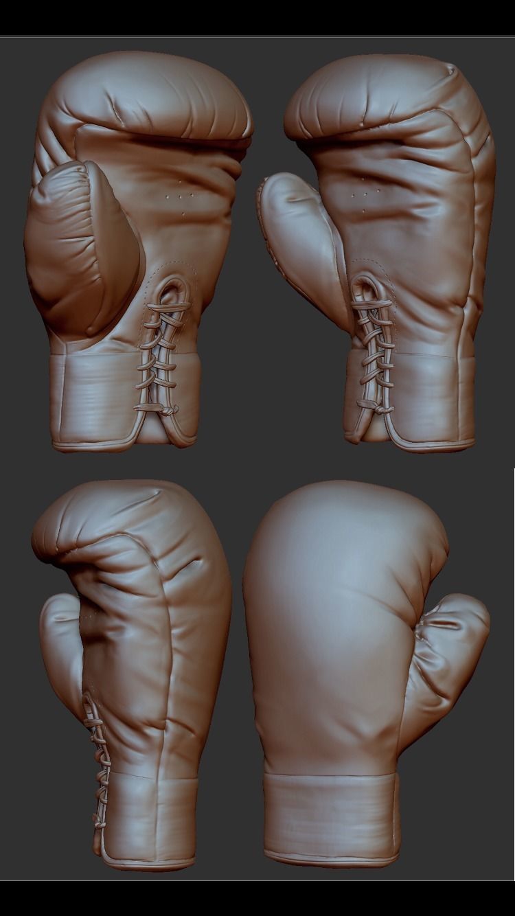 3D model Boxing gloves Game ready VR / AR / lowpoly CGTrader