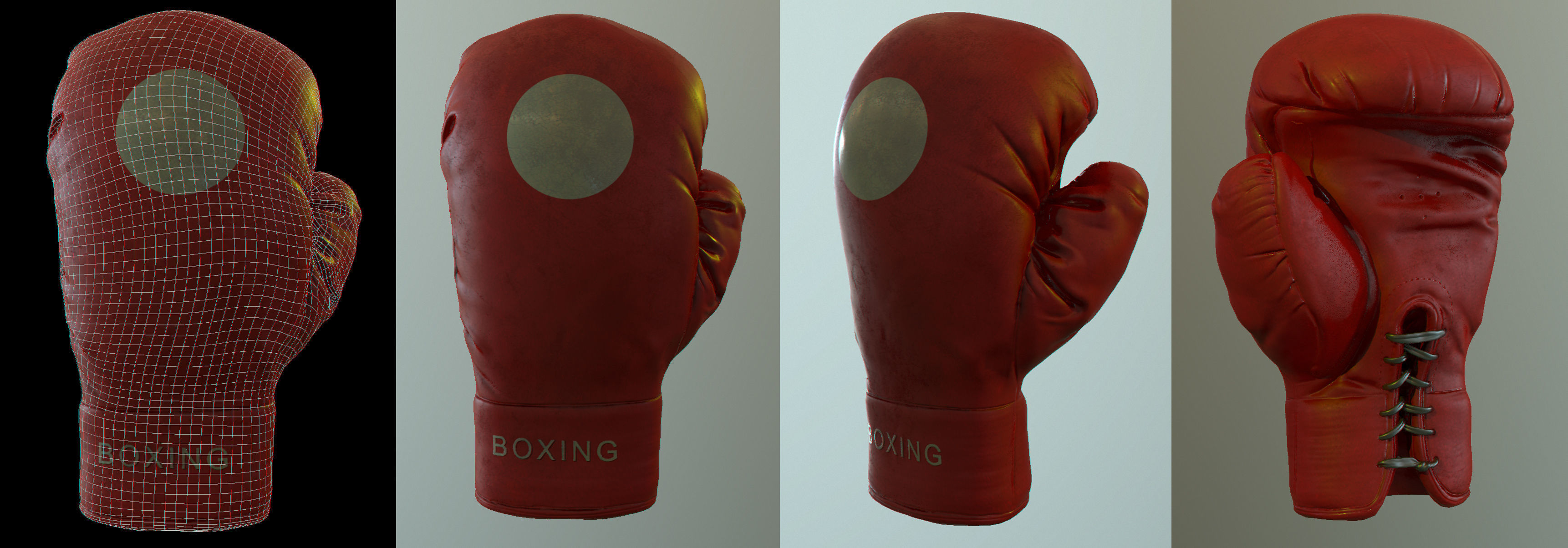 3D model Boxing gloves Game ready VR / AR / lowpoly CGTrader