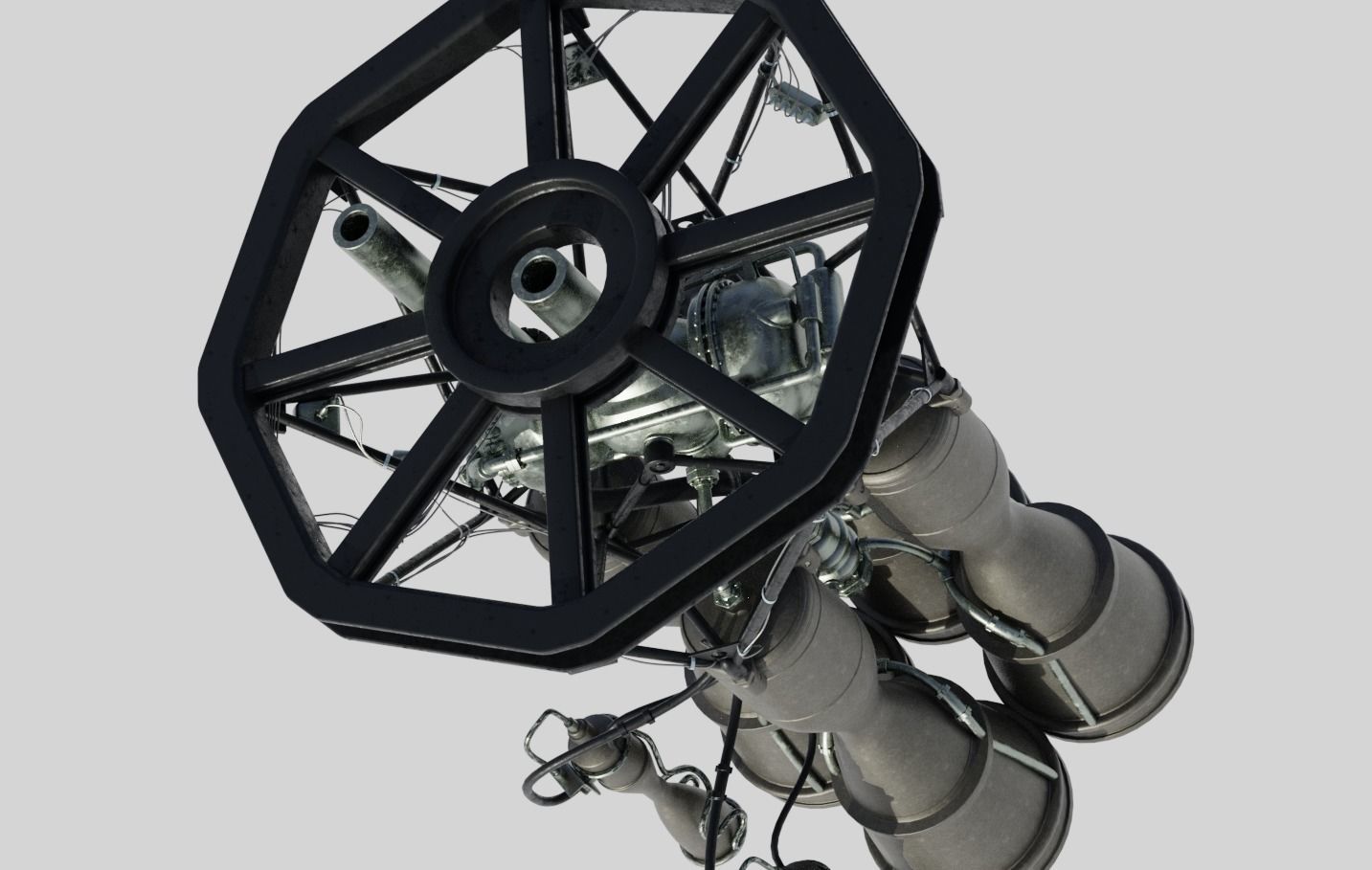 RD-108 Rocket engine 3D model | CGTrader