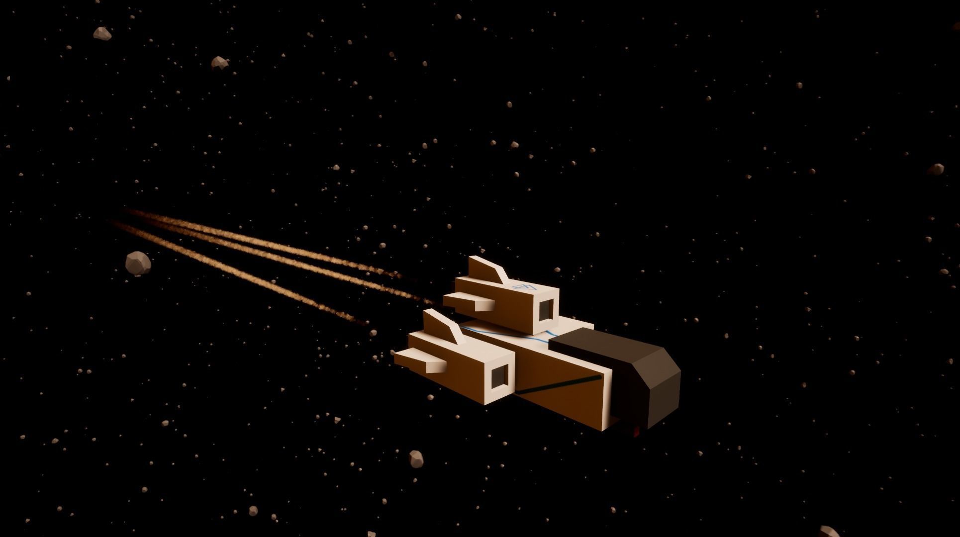 Complete Lowpoly spaceship collection 3D asset CGTrader