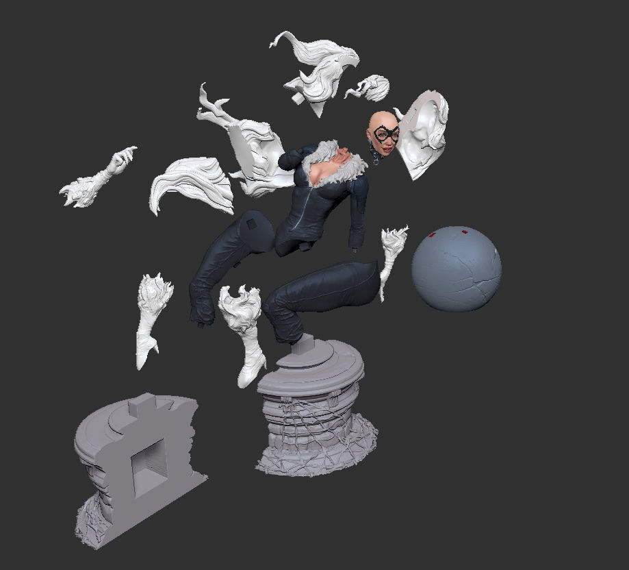 The Black Cat 3D model 3D printable | CGTrader