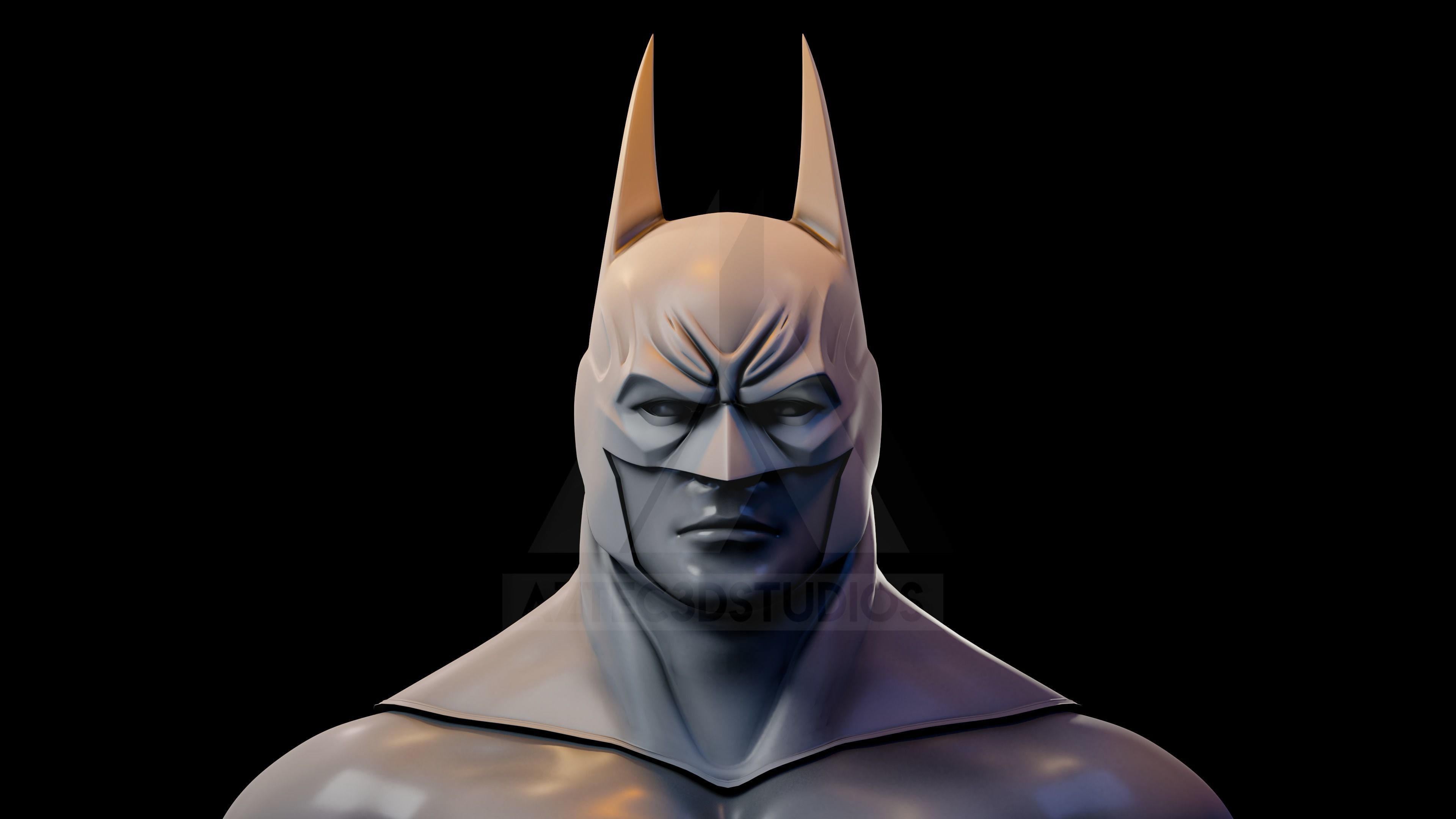 Batman Arkham Asylum Cowl 3D Print File 3D model 3D printable | CGTrader