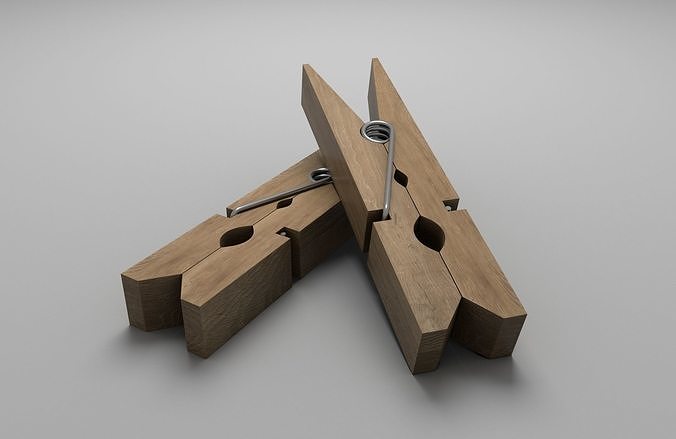 Clothes Peg 3D model | CGTrader