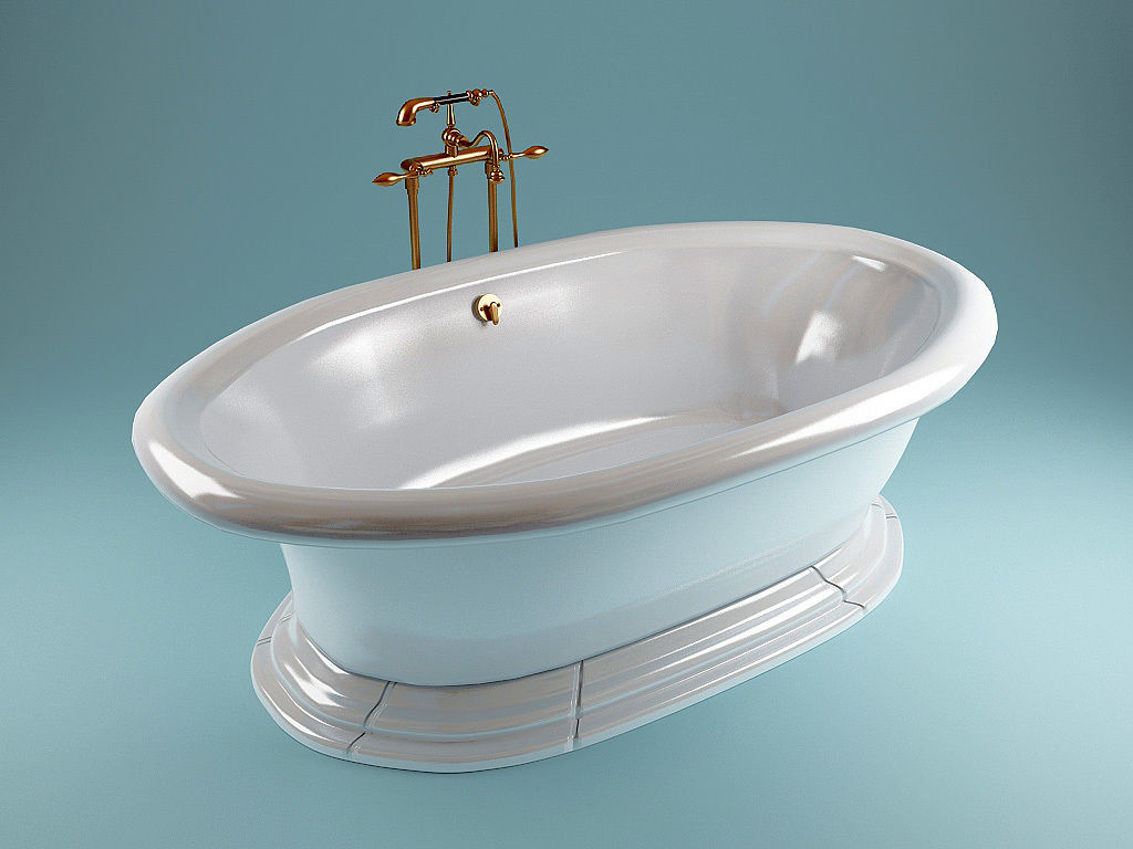 Kohler vintage bathtube 3D model