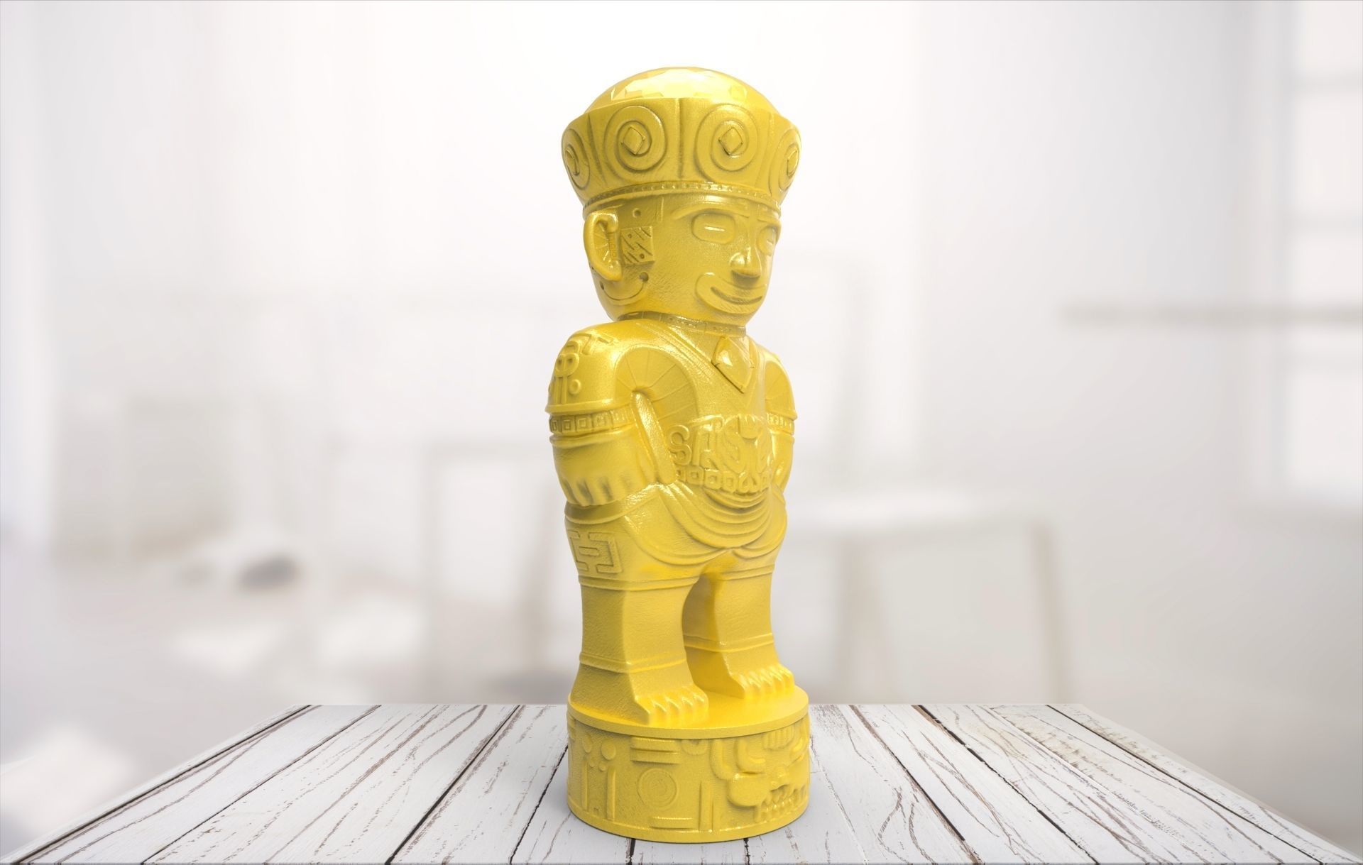 Maya statues 3D model 3D printable CGTrader