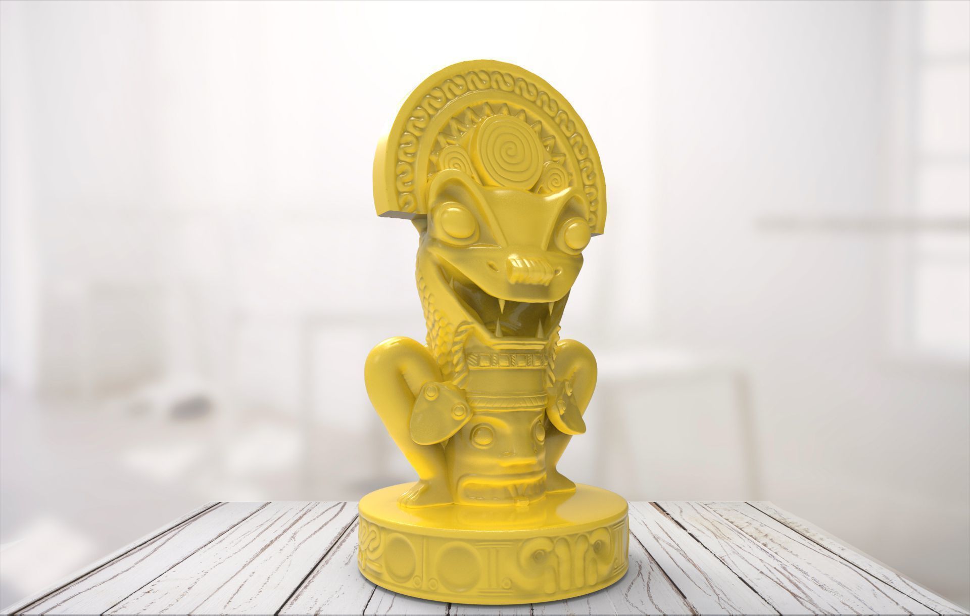Maya statues 3D model 3D printable CGTrader