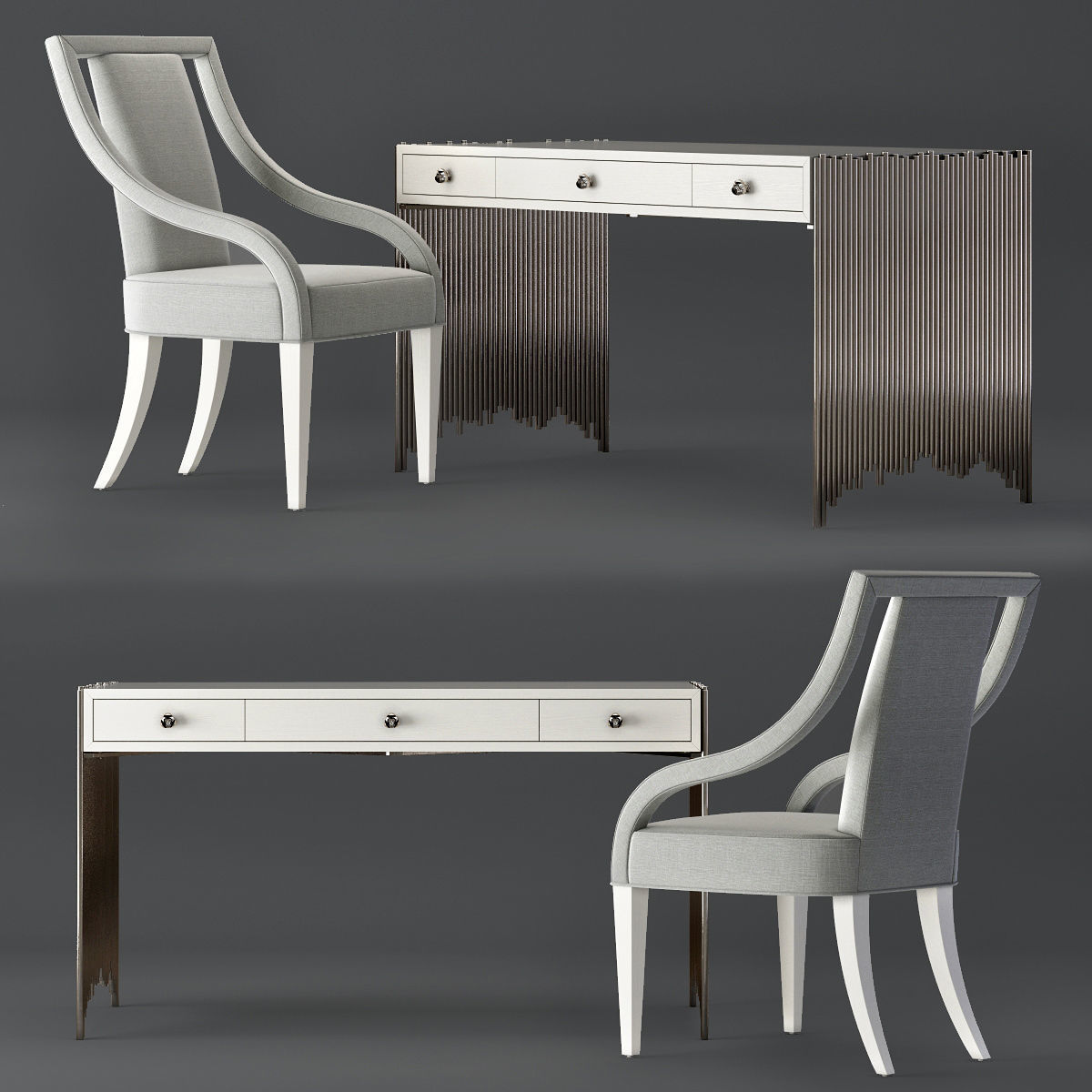 Bernhardt Calista Home Office 3D model CGTrader