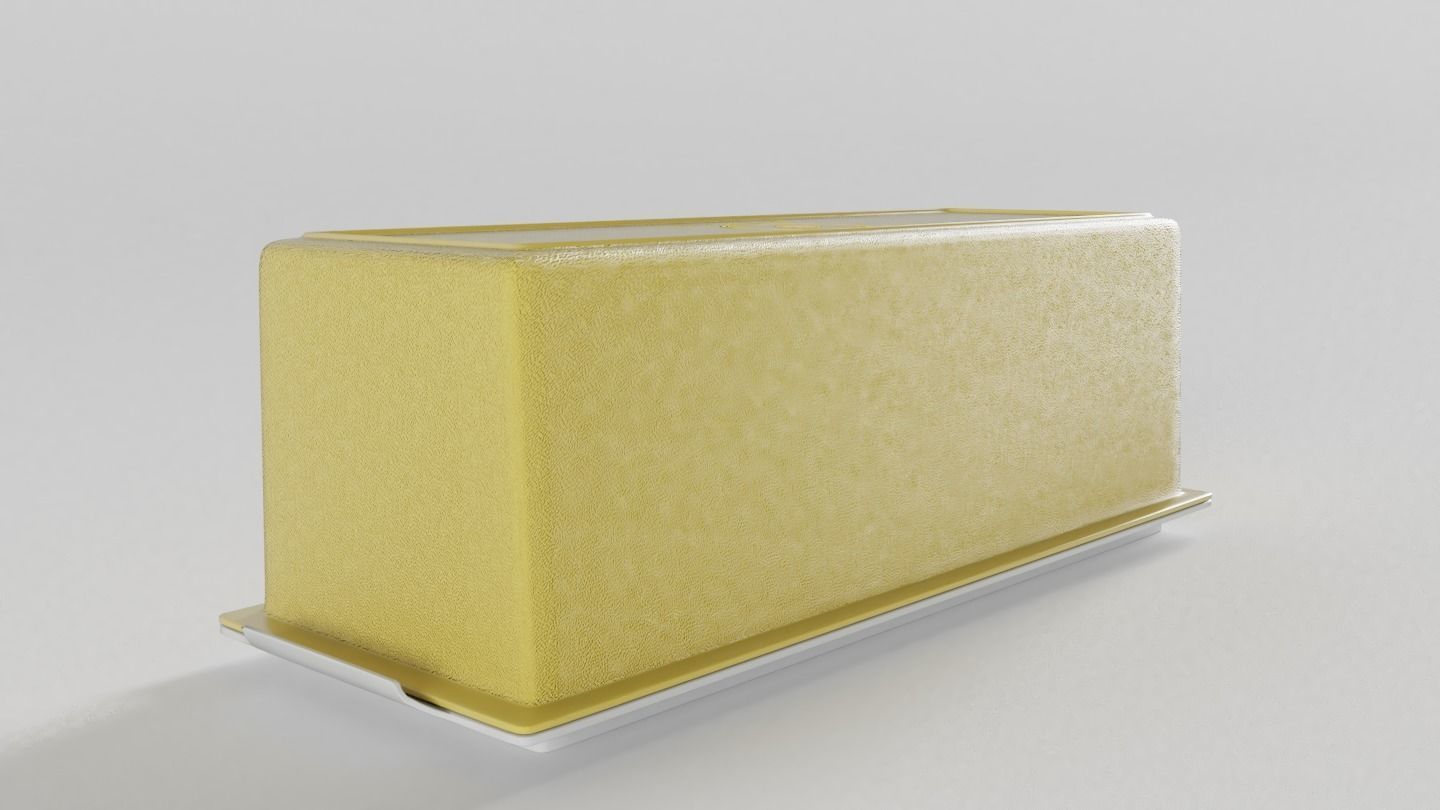 Tupperware Butter Dish 3D model | CGTrader