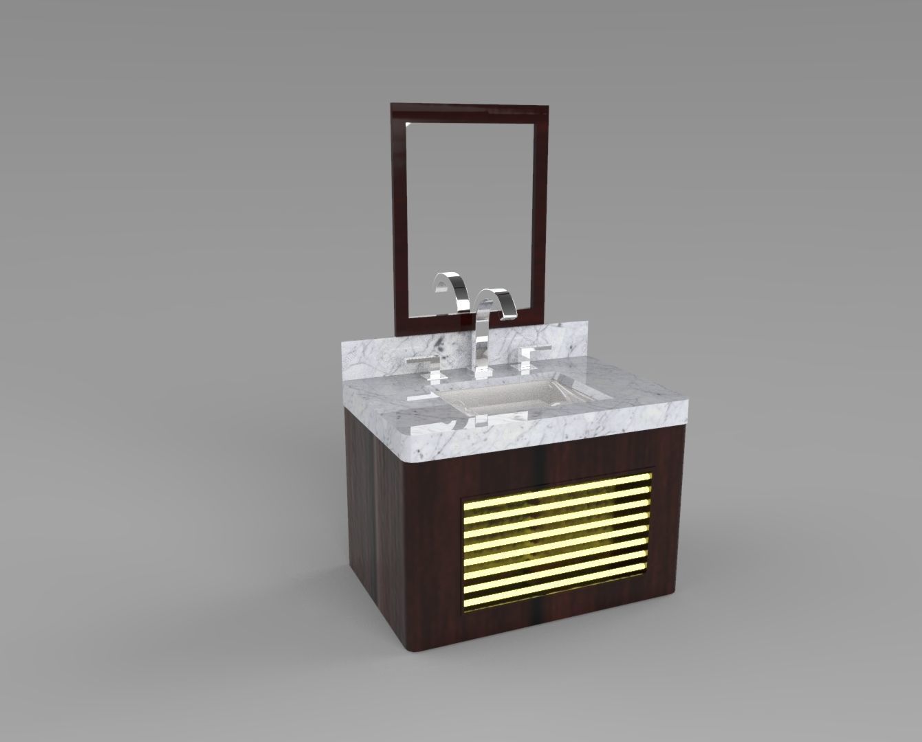 Modern Bathroom Sink 3D model CGTrader
