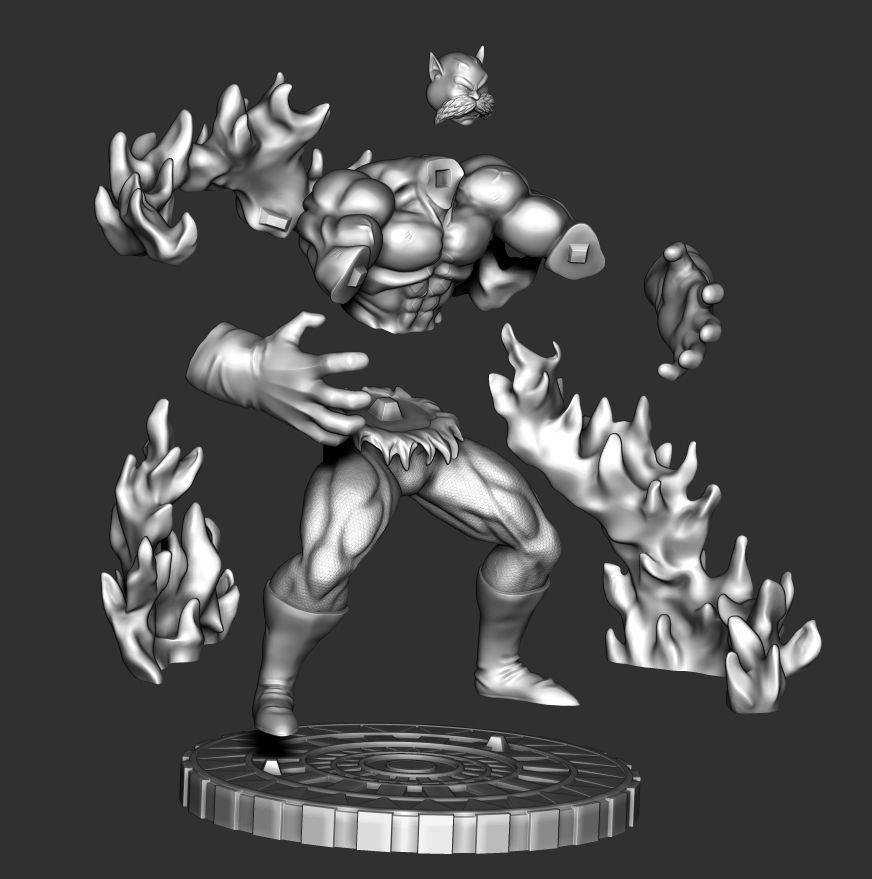 Toppo - Dragon Ball Super for 3D print model 3D model 3D printable ...